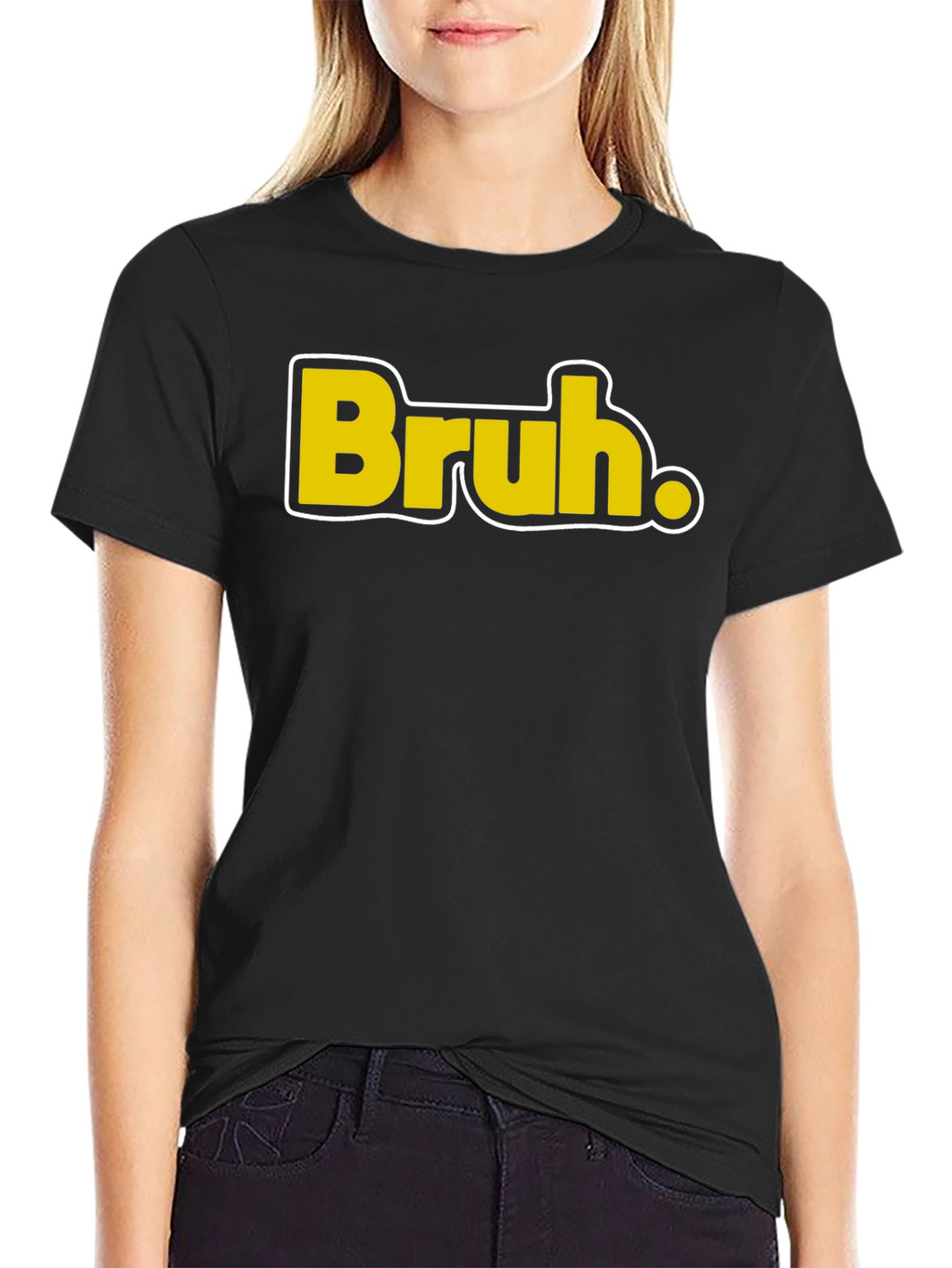 Bruh. T-Shirt - Casual Black Tee