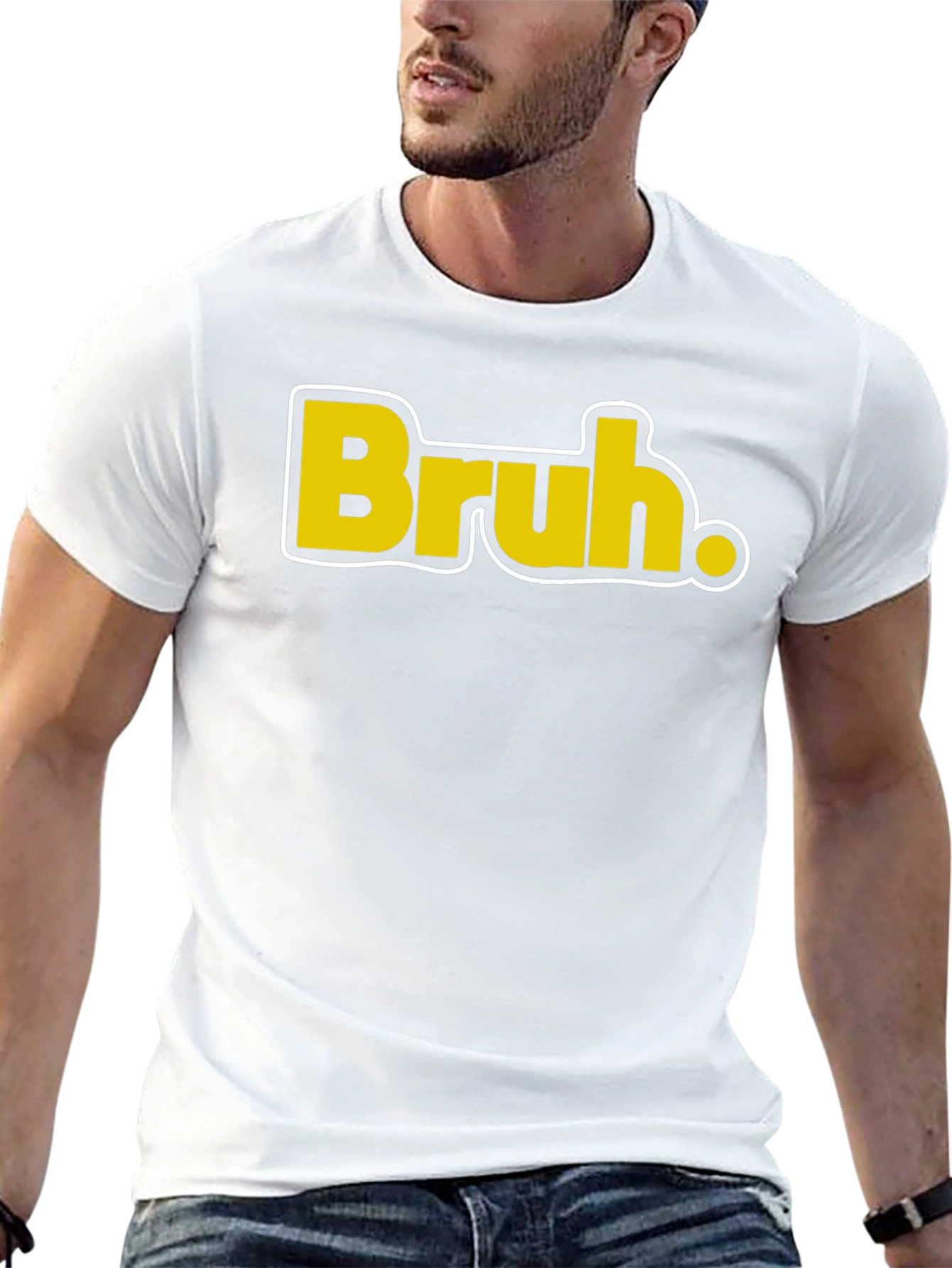 Bruh. T-Shirt - Casual Black Tee