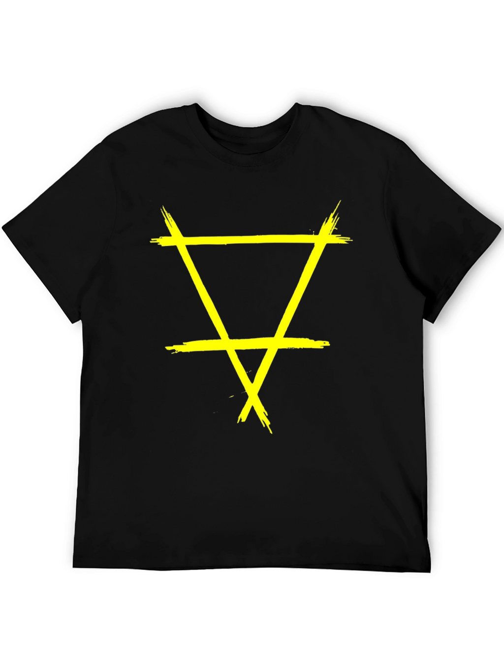 Grunge Element Symbol Black T-Shirt