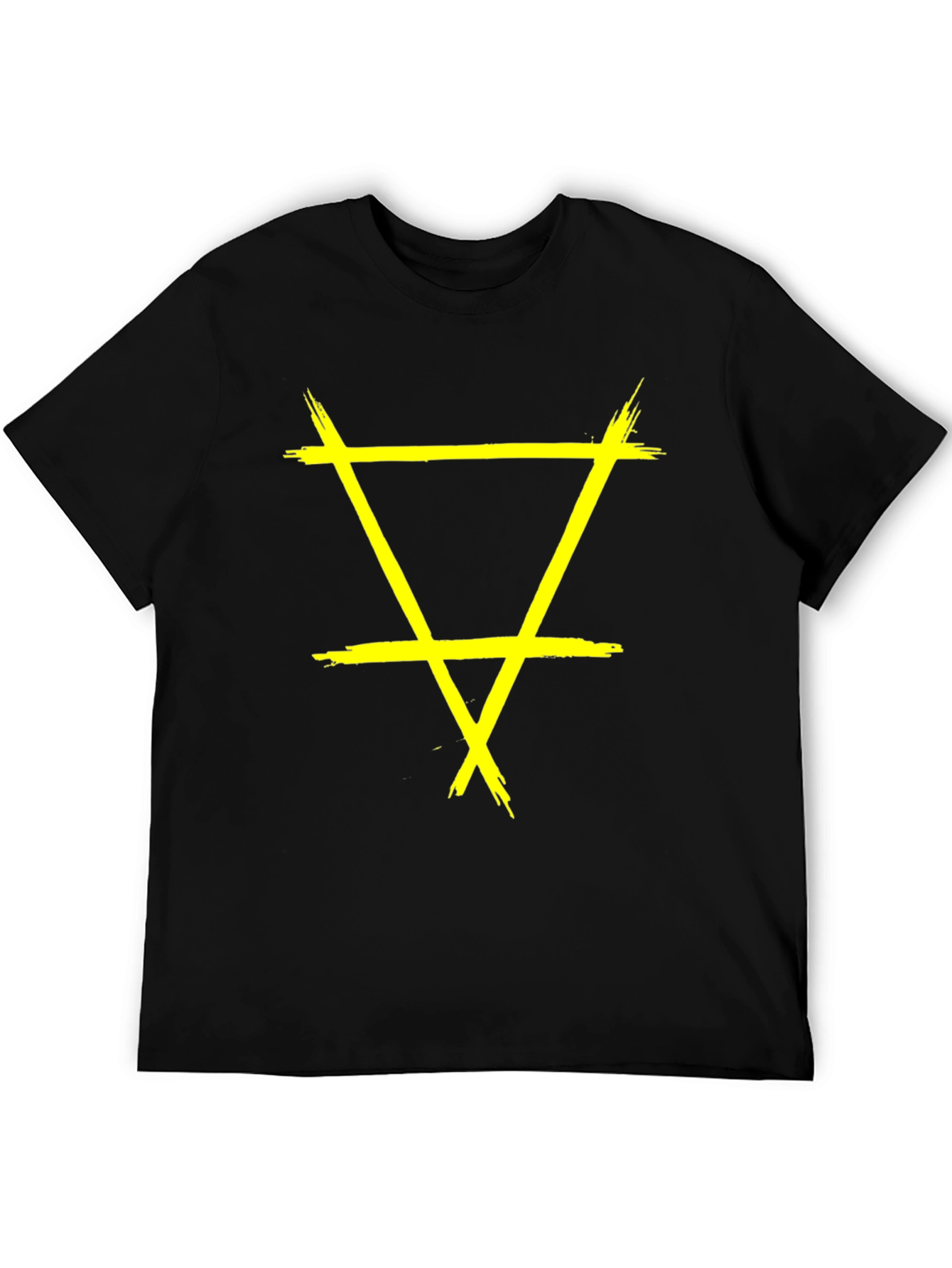 Grunge Element Symbol Black T-Shirt