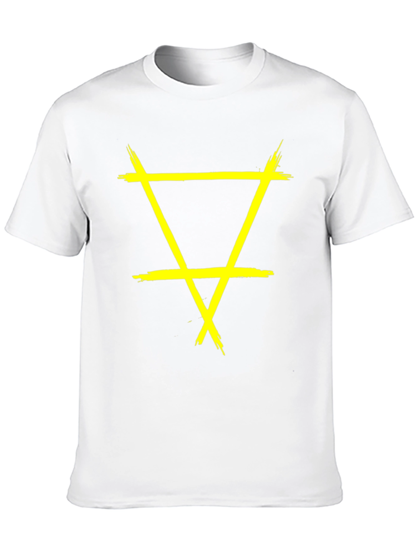 Grunge Element Symbol Black T-Shirt