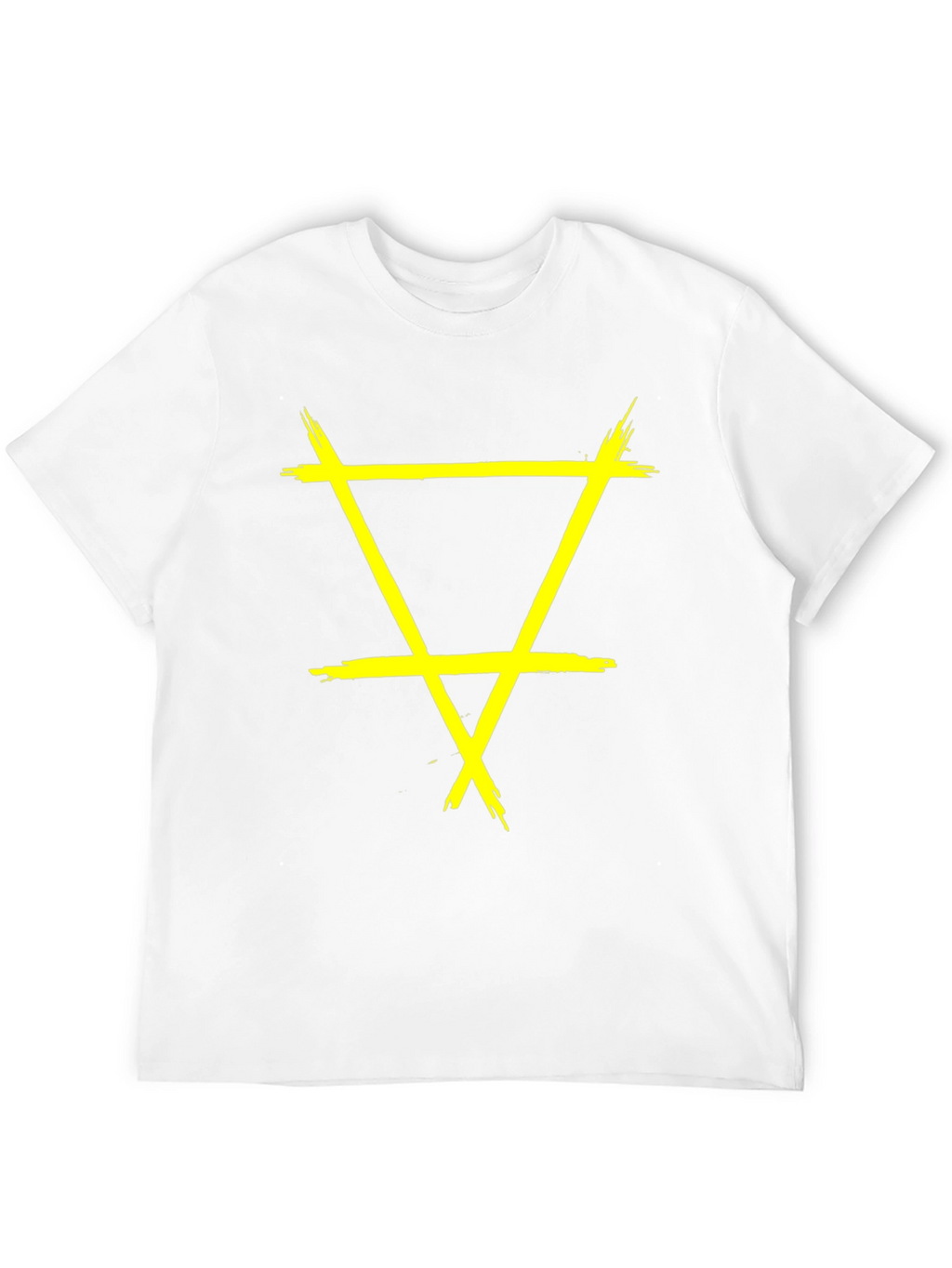 Grunge Element Symbol Black T-Shirt