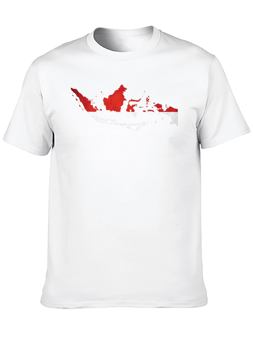 Indonesia Flag Map Graphic Tee