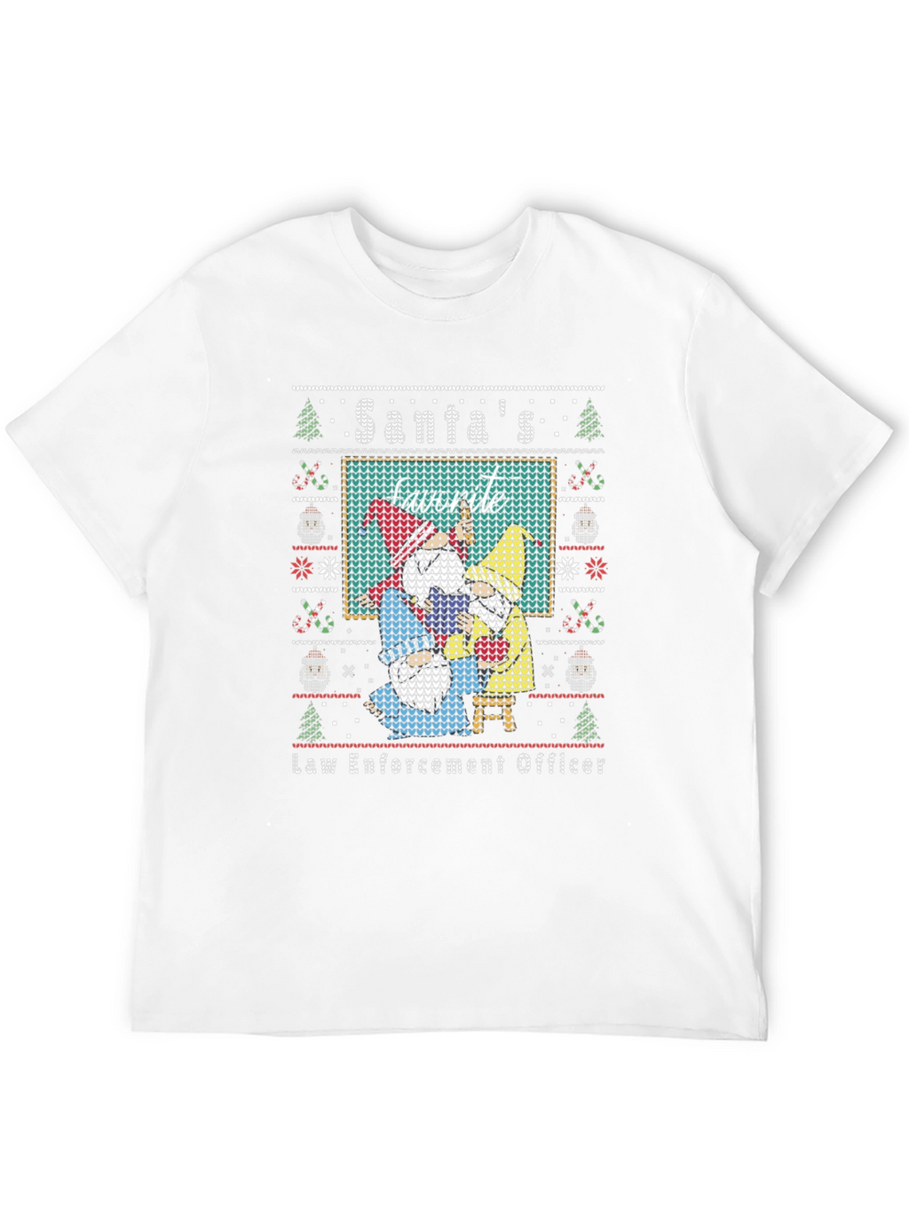 Santas Favorite Law Enforcement Officer T-Shirt