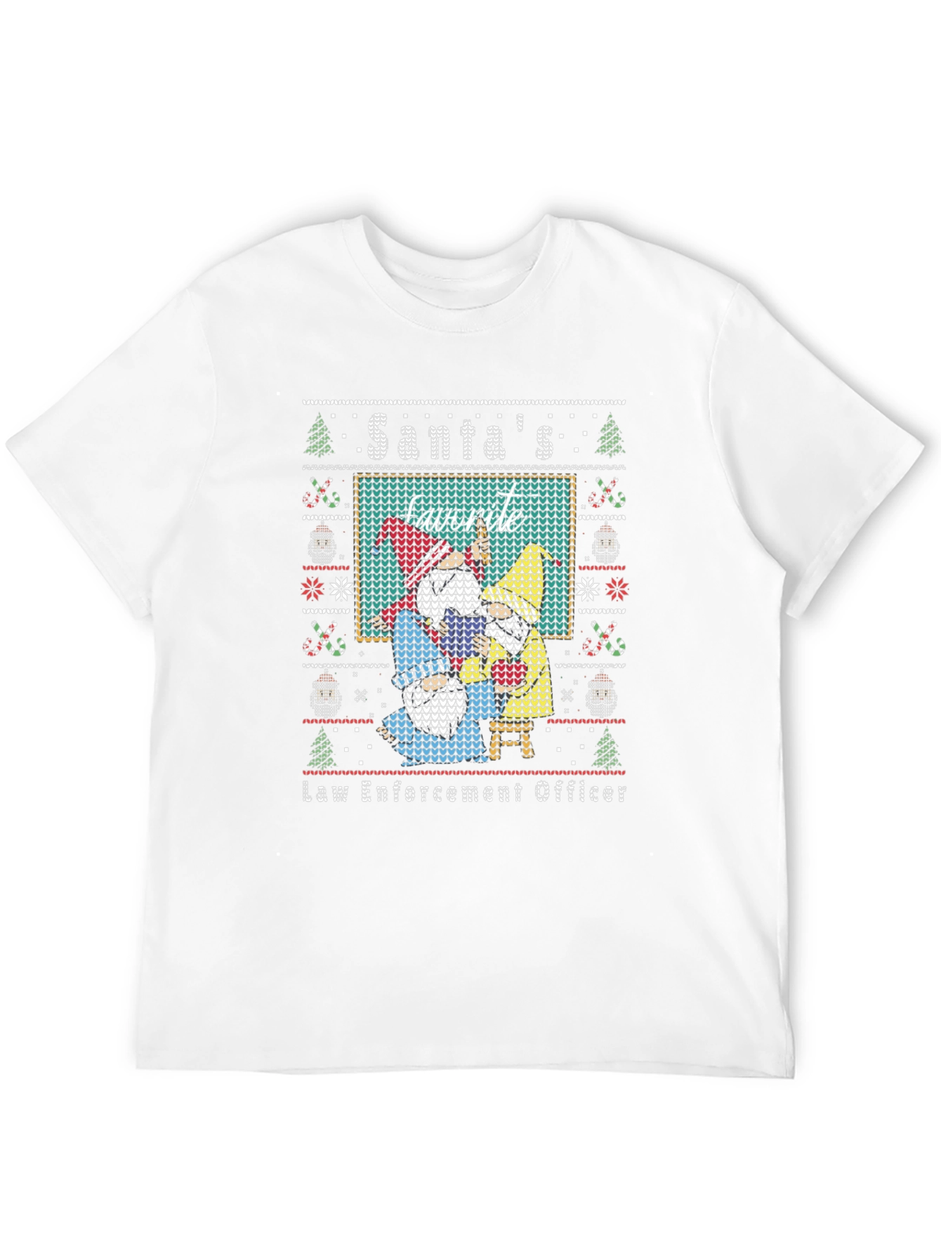 Santas Favorite Law Enforcement Officer T-Shirt