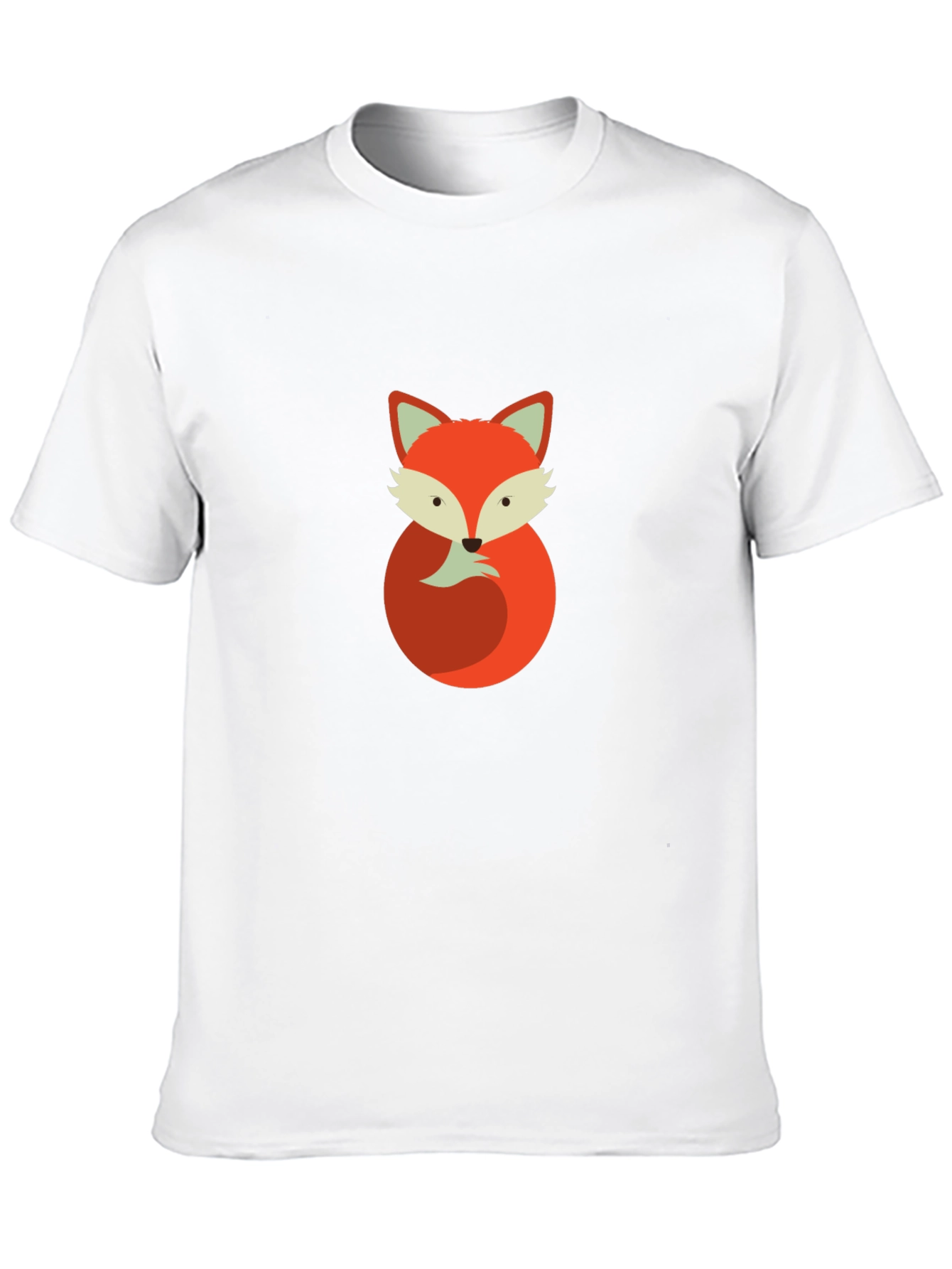 Fox Graphic Tee - Mens Black Cotton T-Shirt