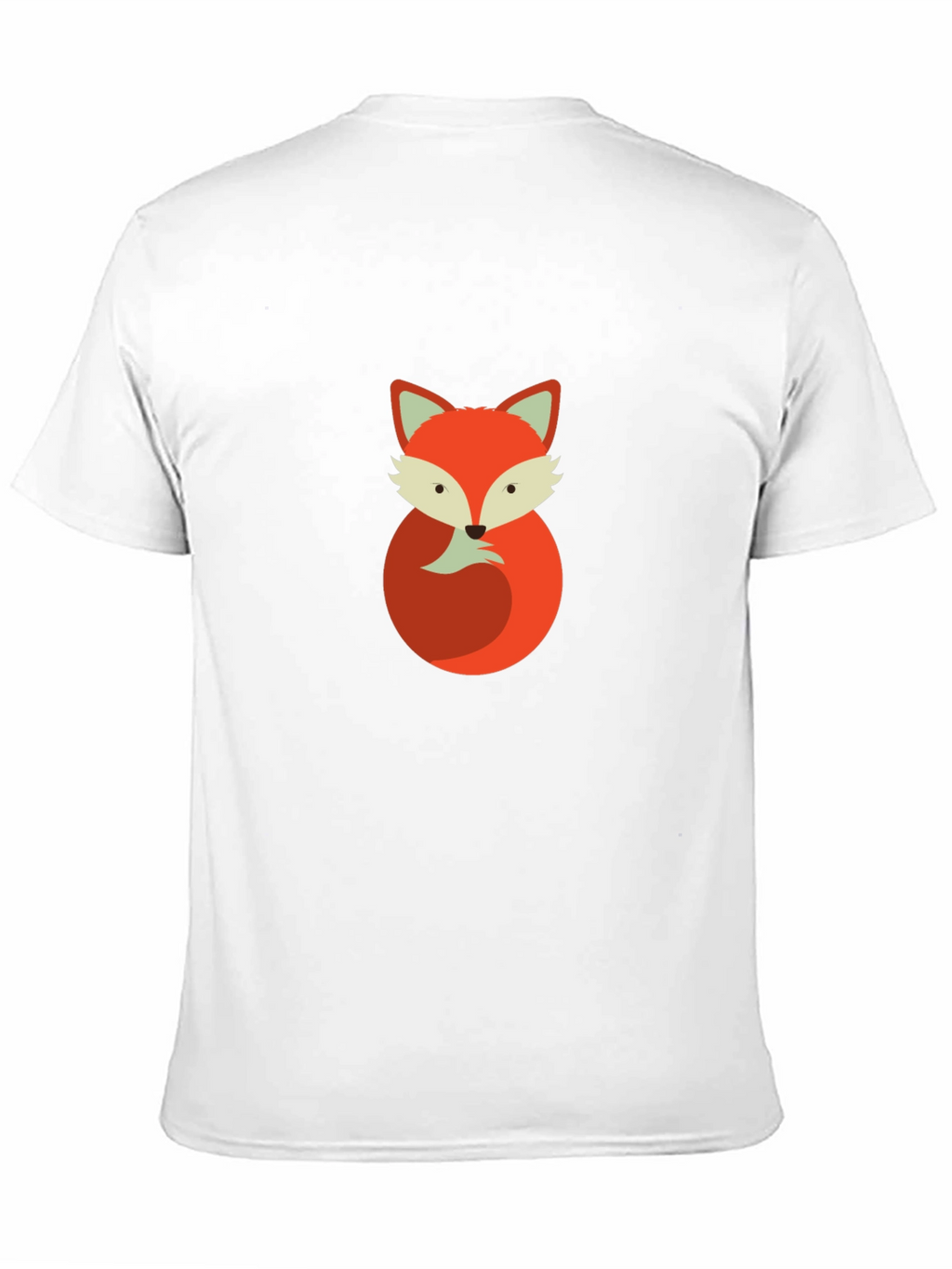 Fox Graphic Tee - Mens Black Cotton T-Shirt