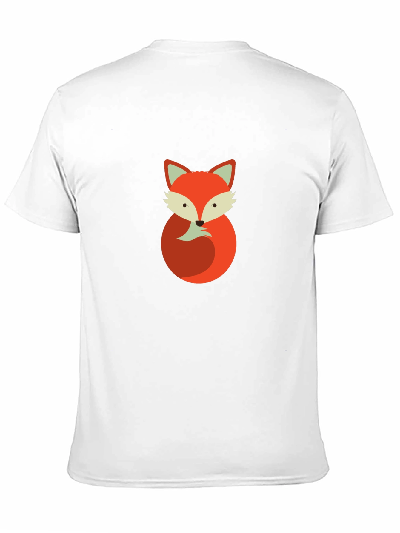 Fox Graphic Tee - Mens Black Cotton T-Shirt