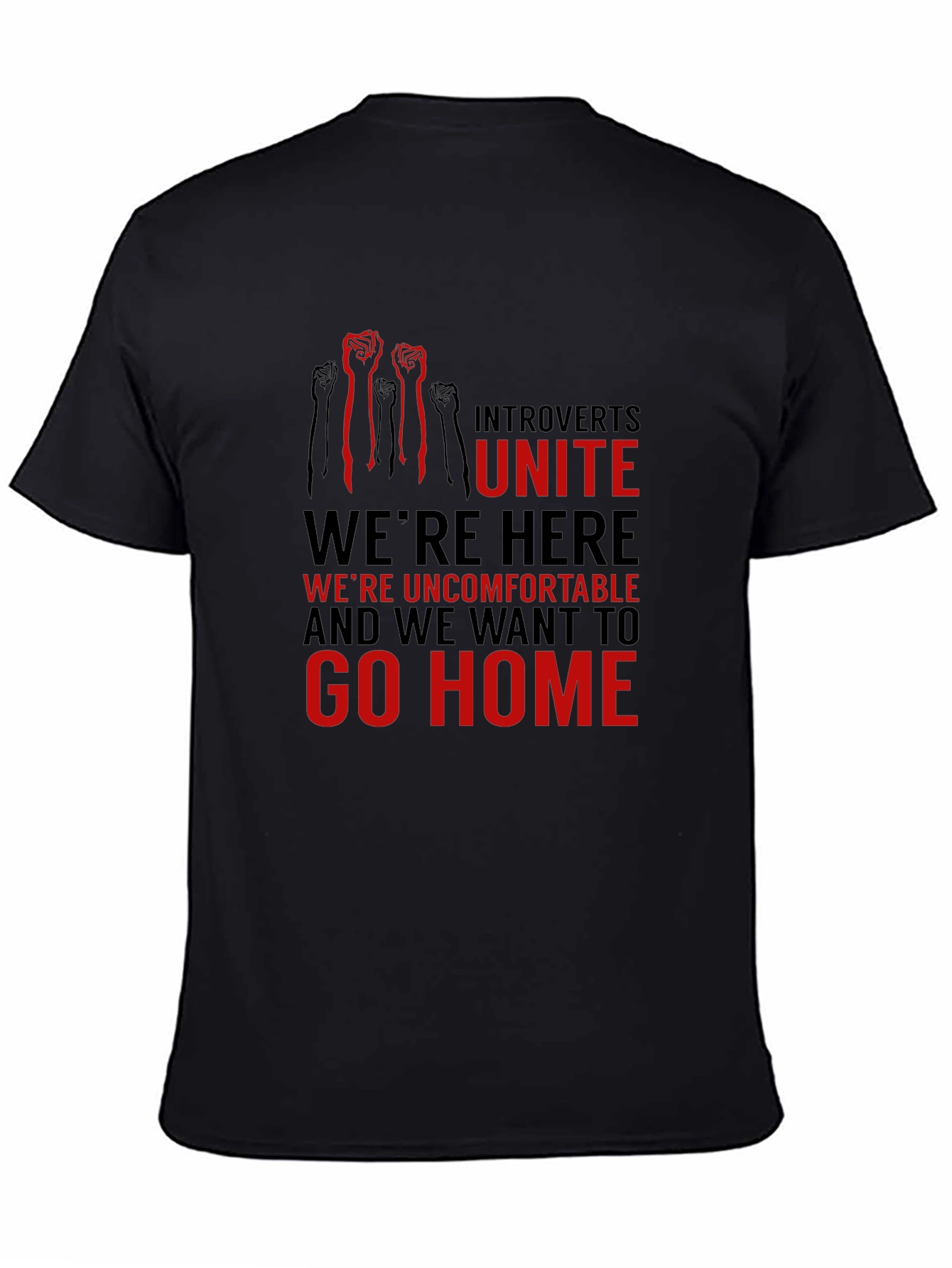 Introverts Unite Graphic Tee - Comfortable & Bold
