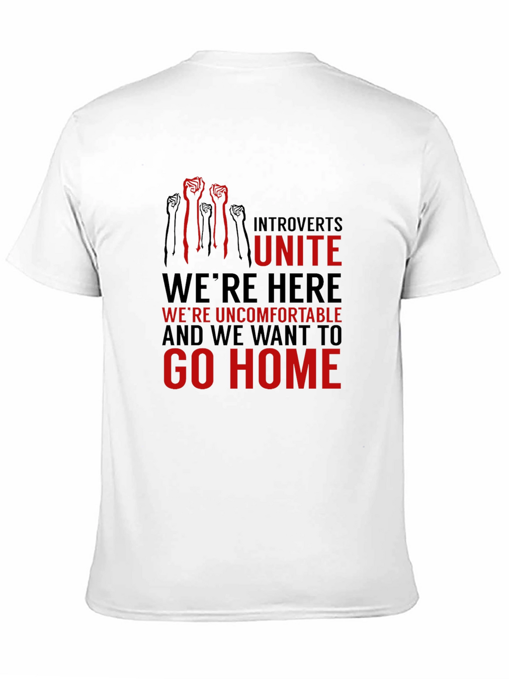 Introverts Unite Graphic Tee - Comfortable & Bold