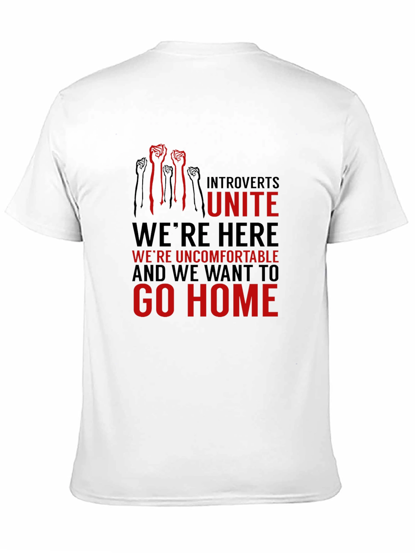 Introverts Unite Graphic Tee - Comfortable & Bold