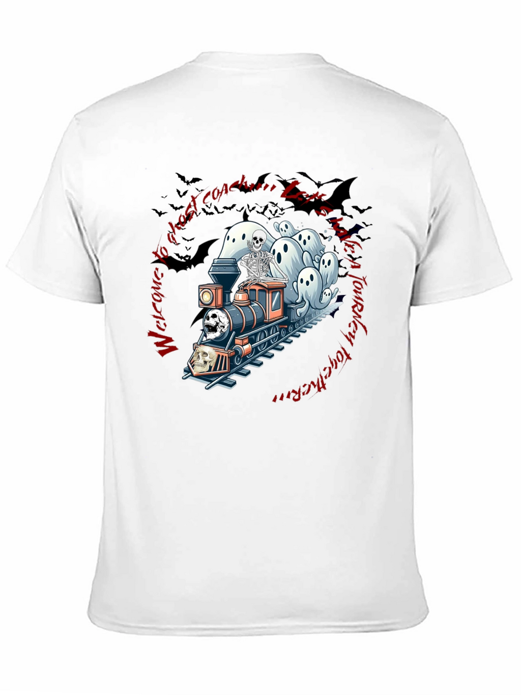 Ghost Train Halloween T-Shirt