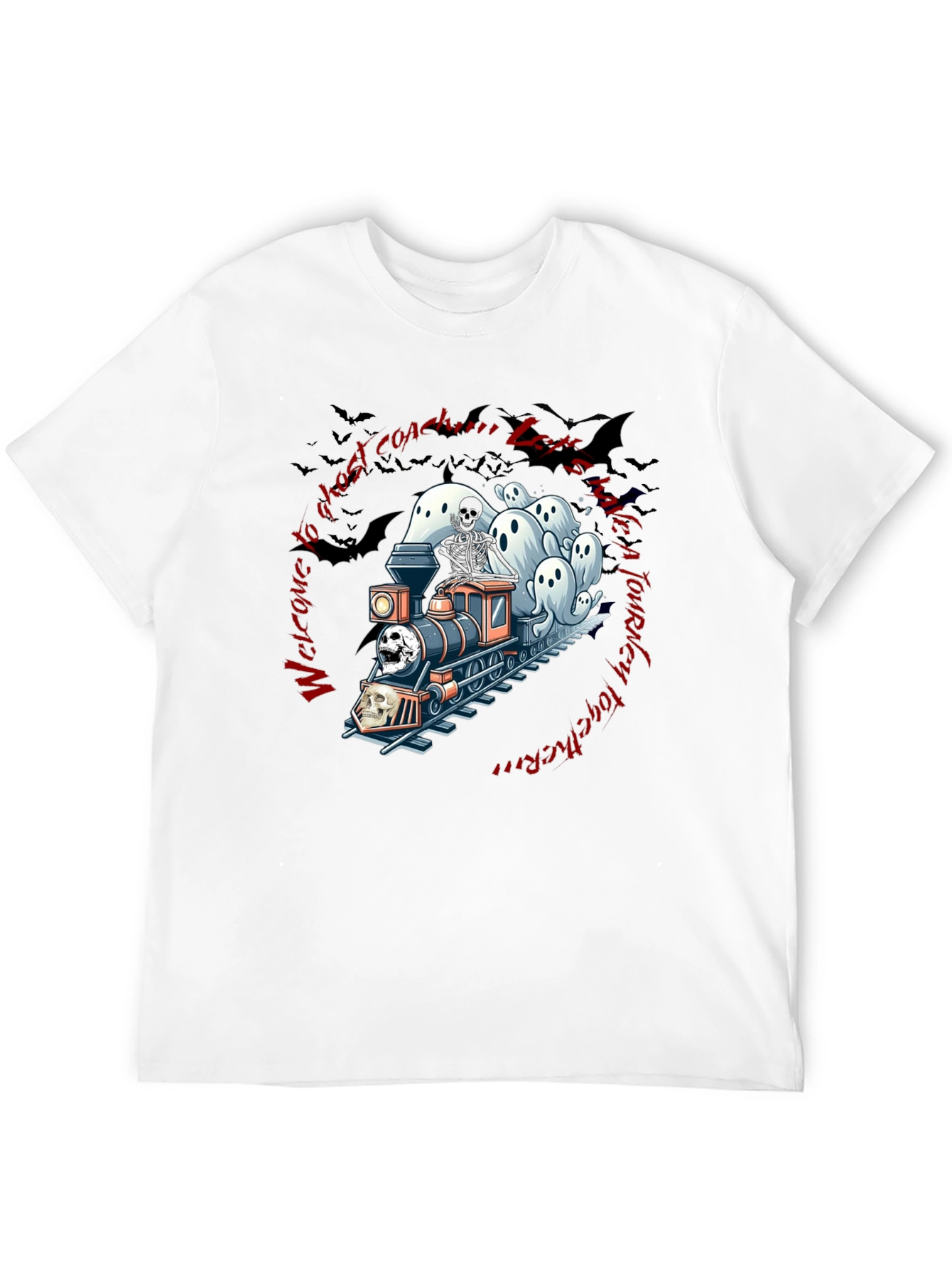Ghost Train Halloween T-Shirt