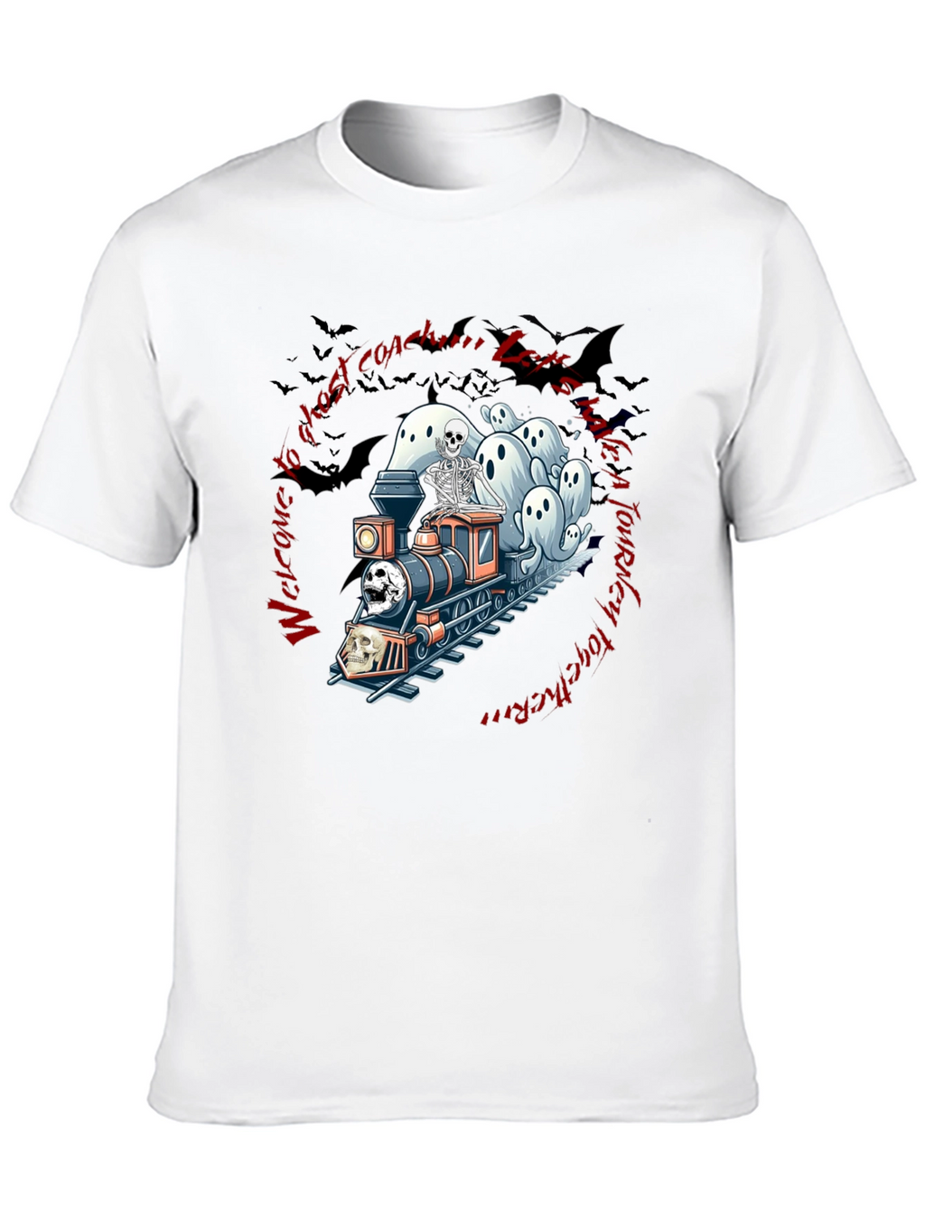 Ghost Train Halloween T-Shirt