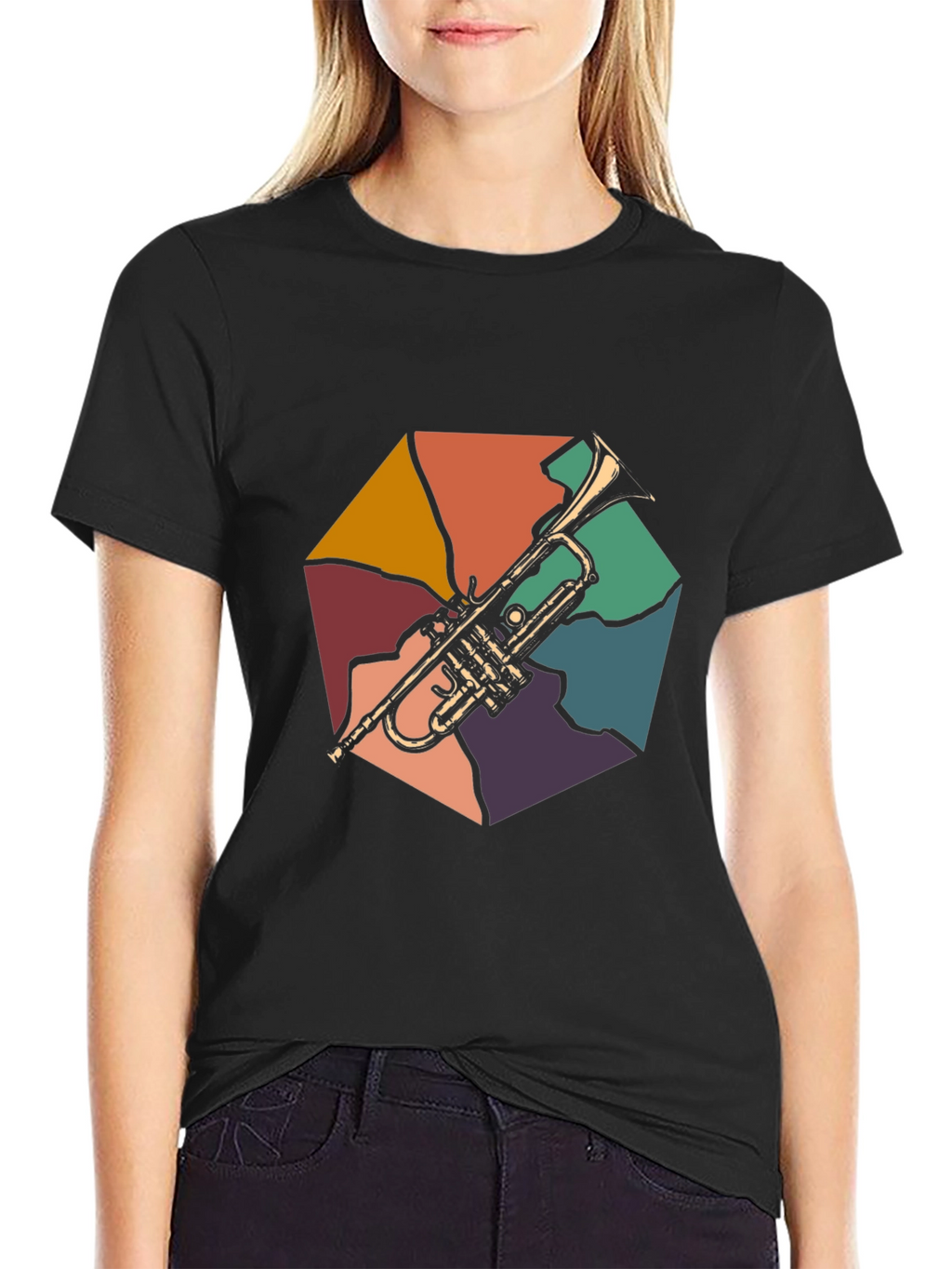 Retro Trumpet Graphic Tee - Musicians Delight