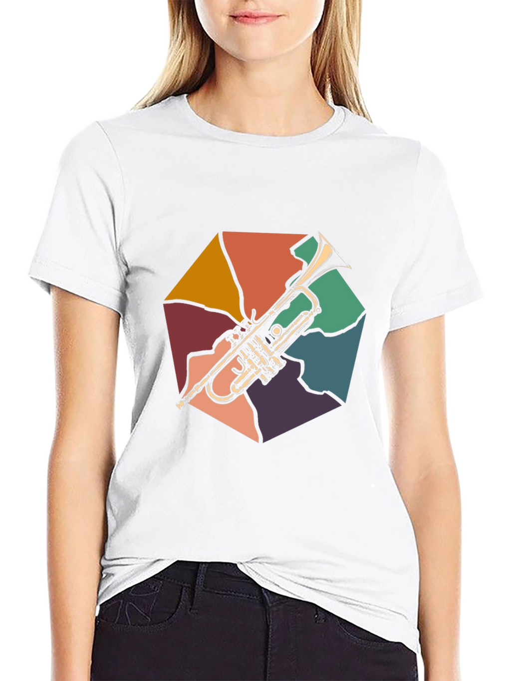 Retro Trumpet Graphic Tee - Musicians Delight