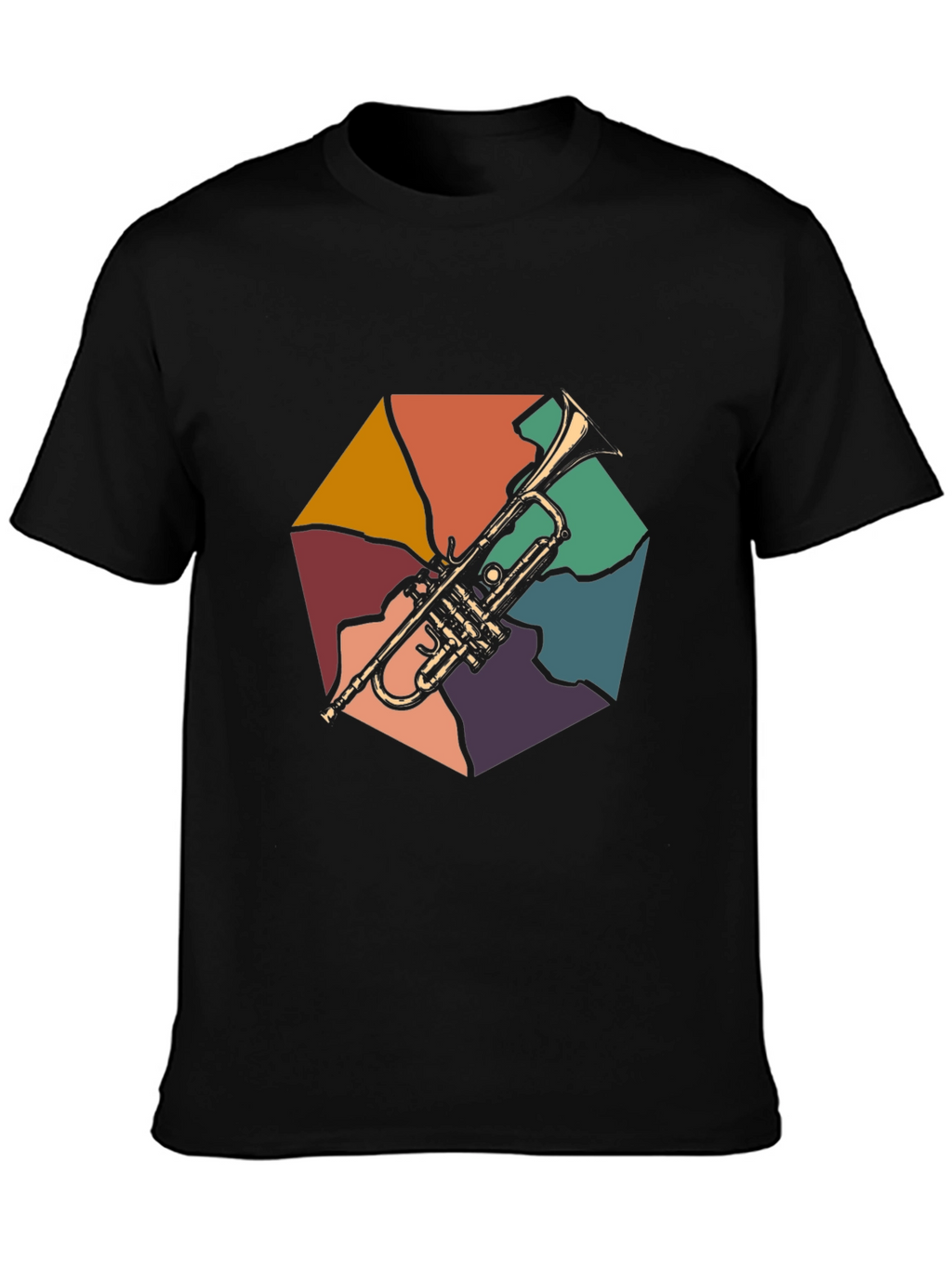 Retro Trumpet Graphic Tee - Musicians Delight