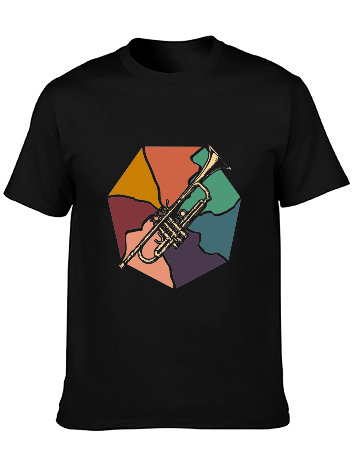 Retro Trumpet Graphic Tee - Musicians Delight
