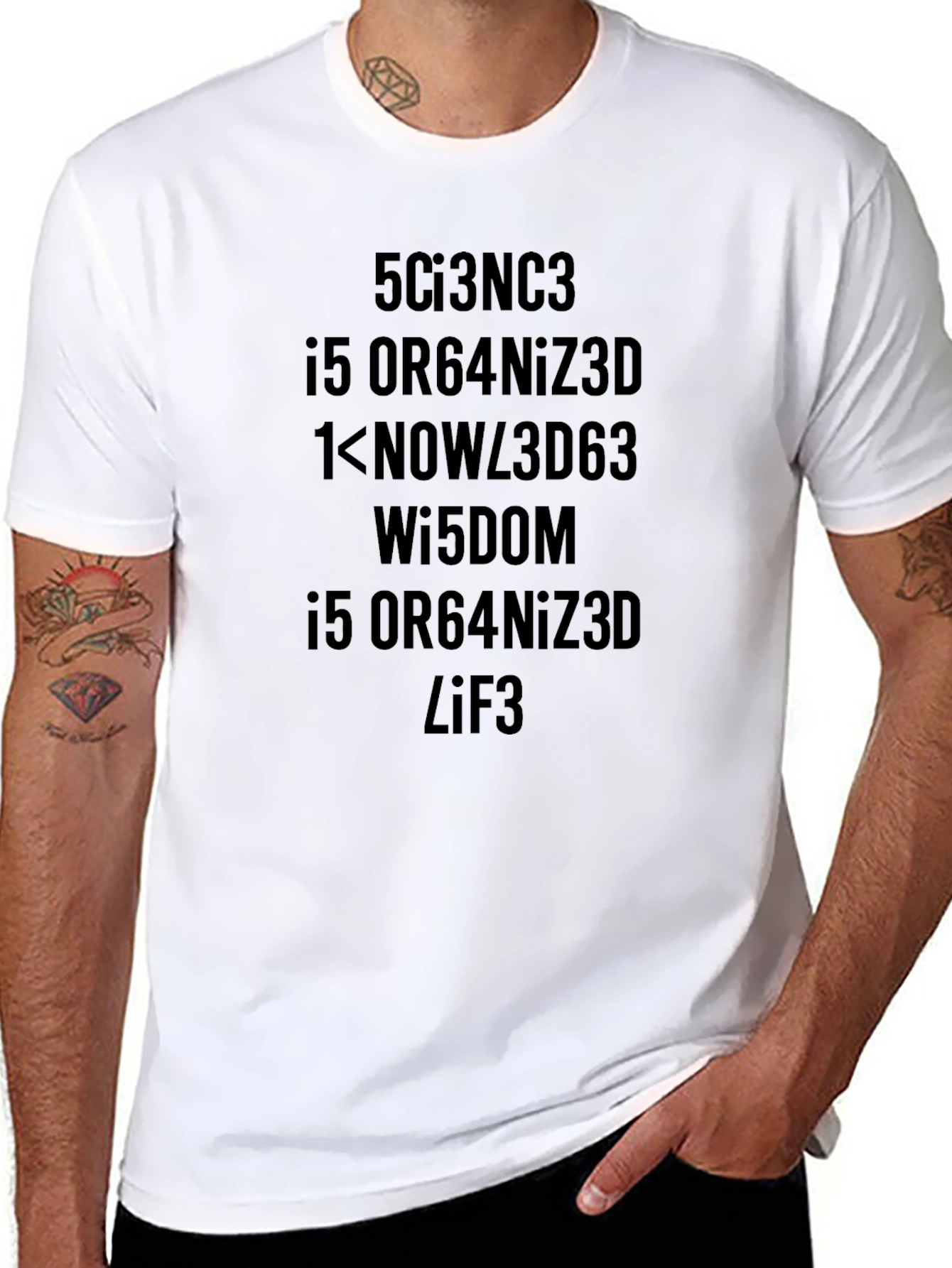 Science Nerdy Geeky T-Shirt Coded Sayings Funny