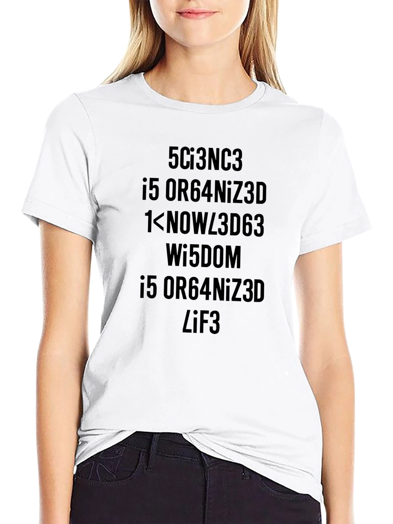 Science Nerdy Geeky T-Shirt Coded Sayings Funny