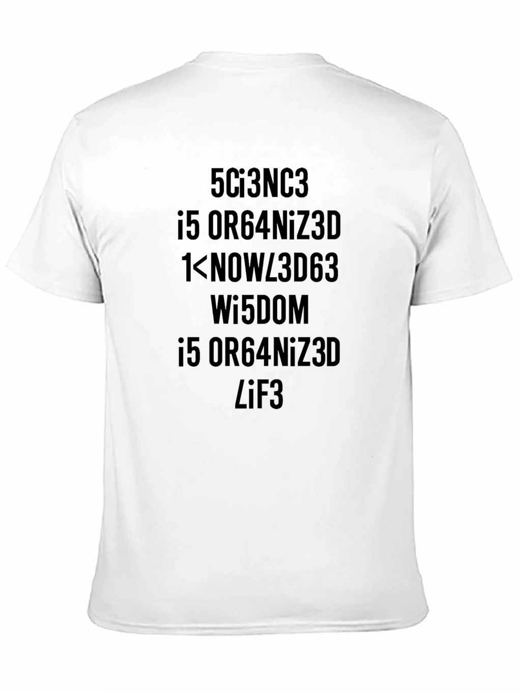 Science Nerdy Geeky T-Shirt Coded Sayings Funny