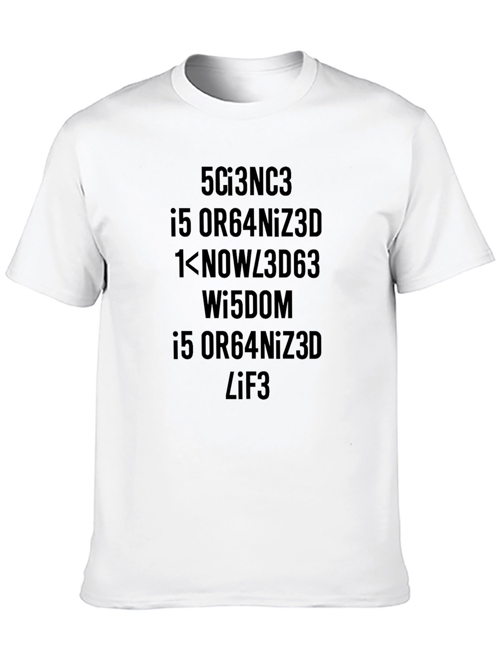 Science Nerdy Geeky T-Shirt Coded Sayings Funny