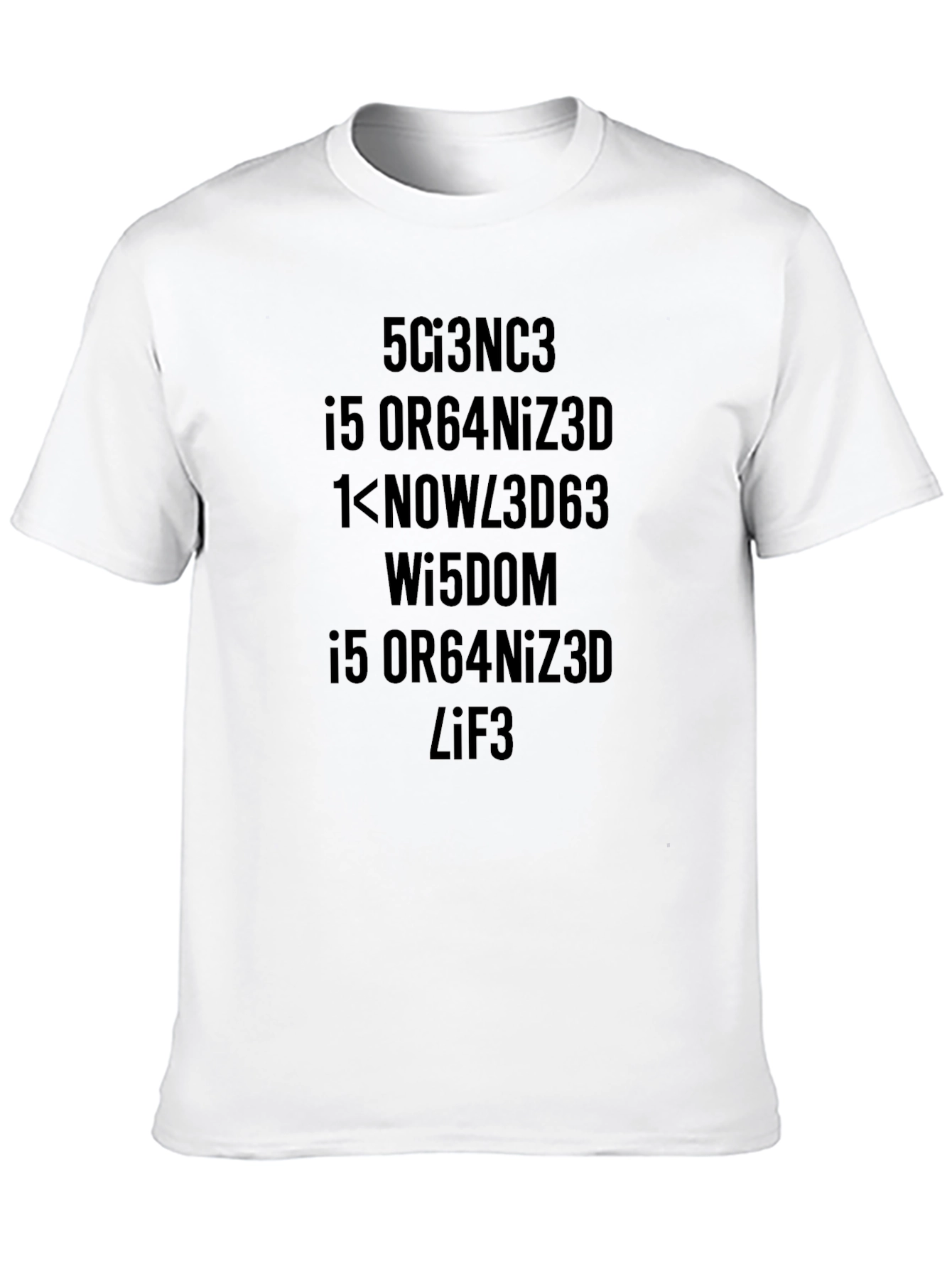 Science Nerdy Geeky T-Shirt Coded Sayings Funny