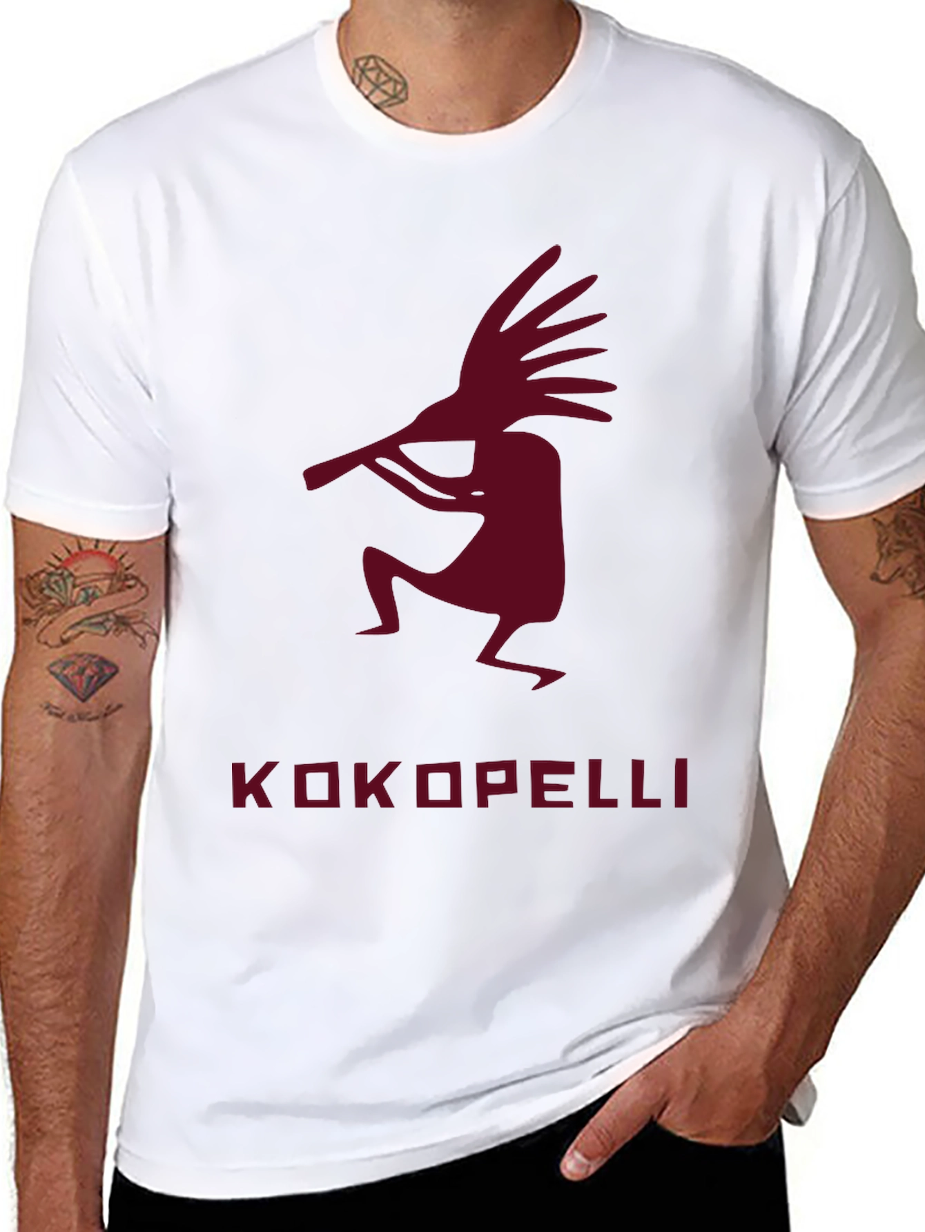 Kokopelli Graphic Tee - Mens Casual T-Shirt