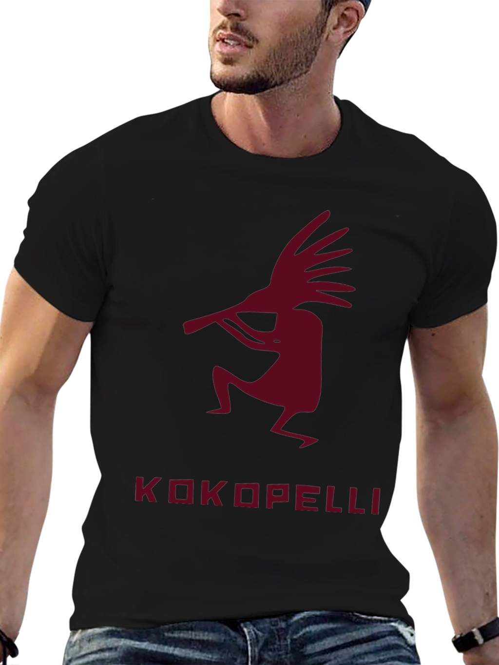 Kokopelli Graphic Tee - Mens Casual T-Shirt