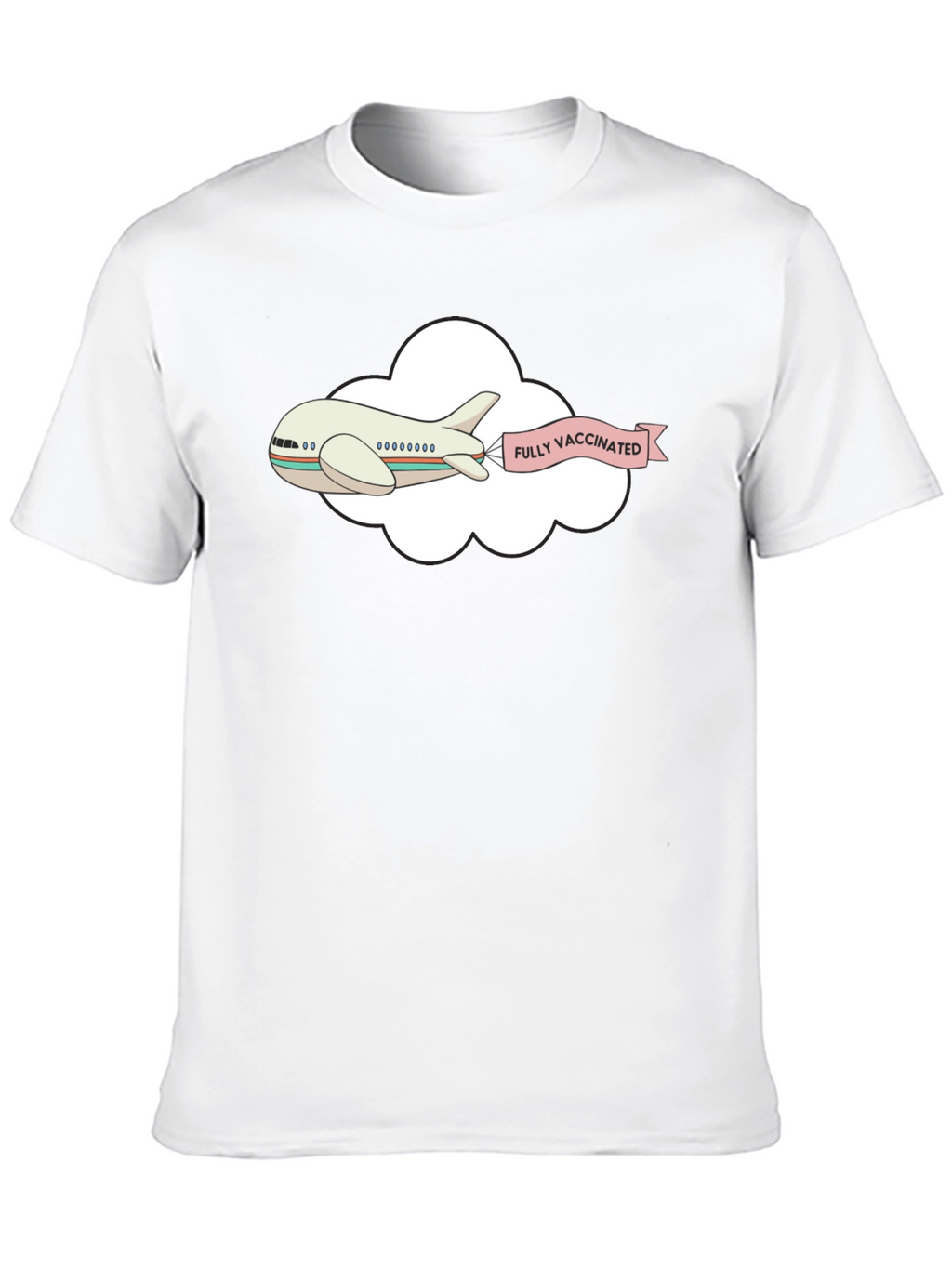 Fully Vaccinated Airplane T-Shirt