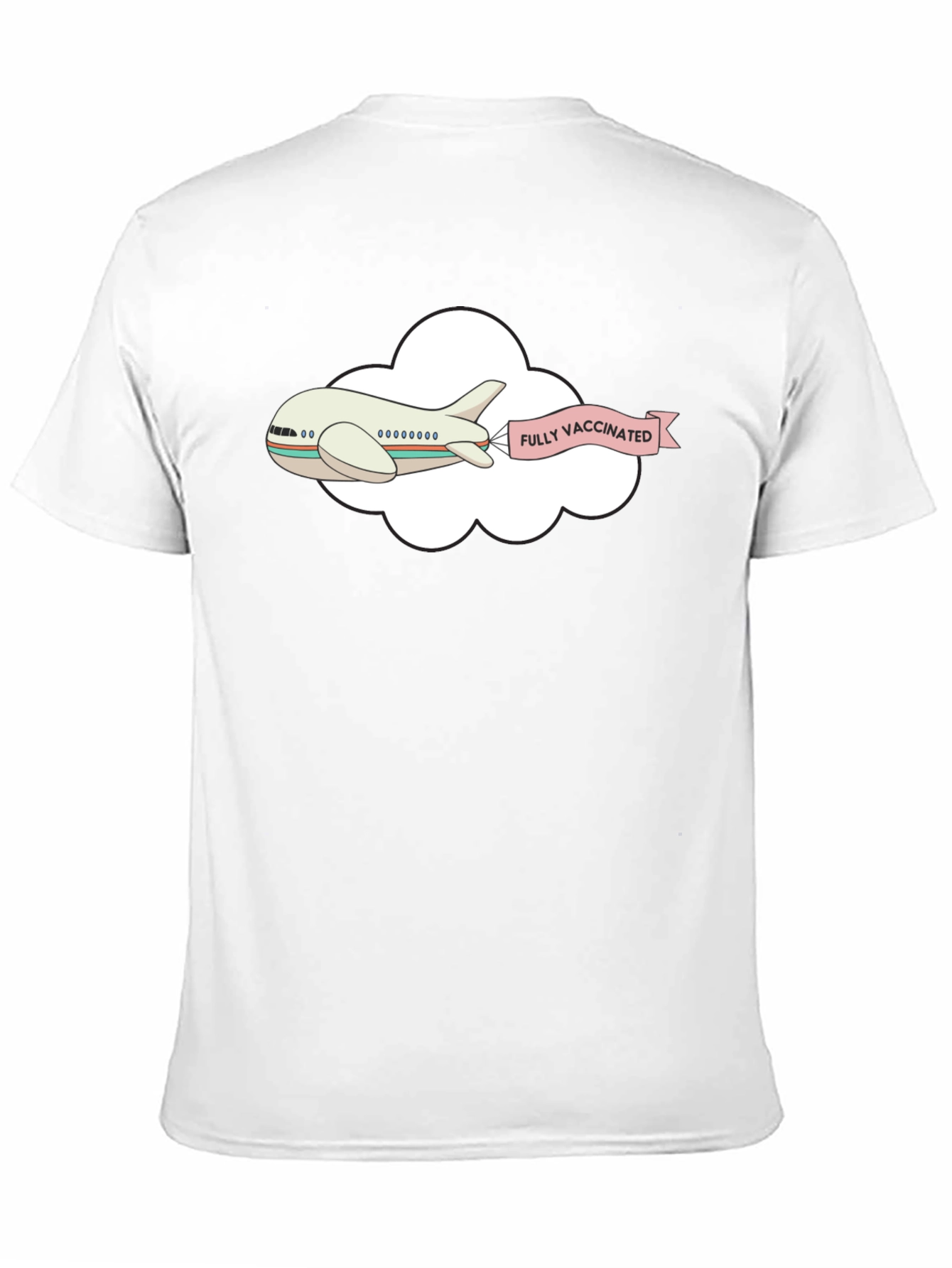Fully Vaccinated Airplane T-Shirt