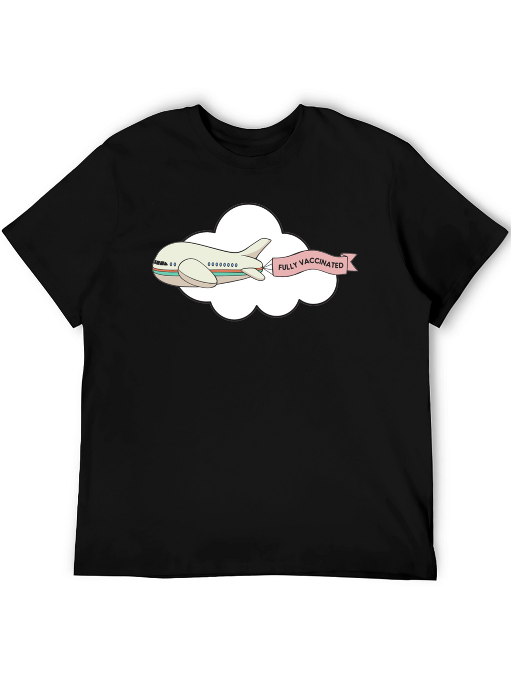 Fully Vaccinated Airplane T-Shirt
