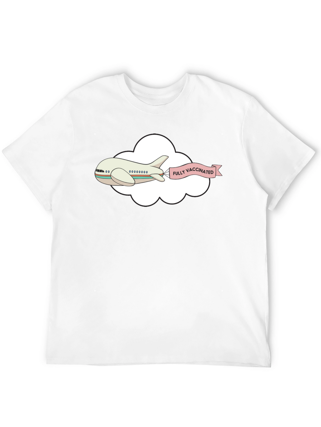Fully Vaccinated Airplane T-Shirt