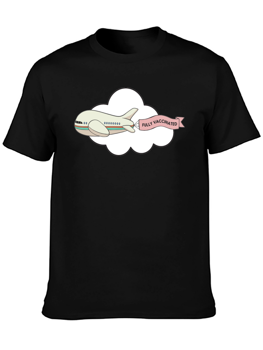 Fully Vaccinated Airplane T-Shirt