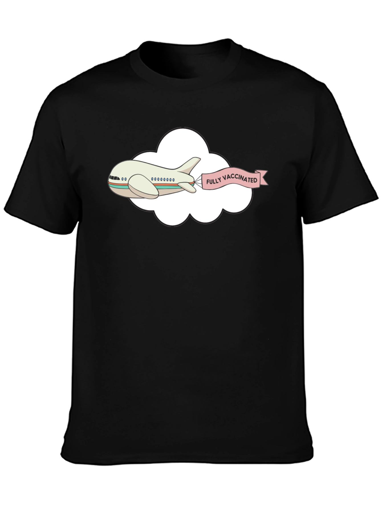 Fully Vaccinated Airplane T-Shirt