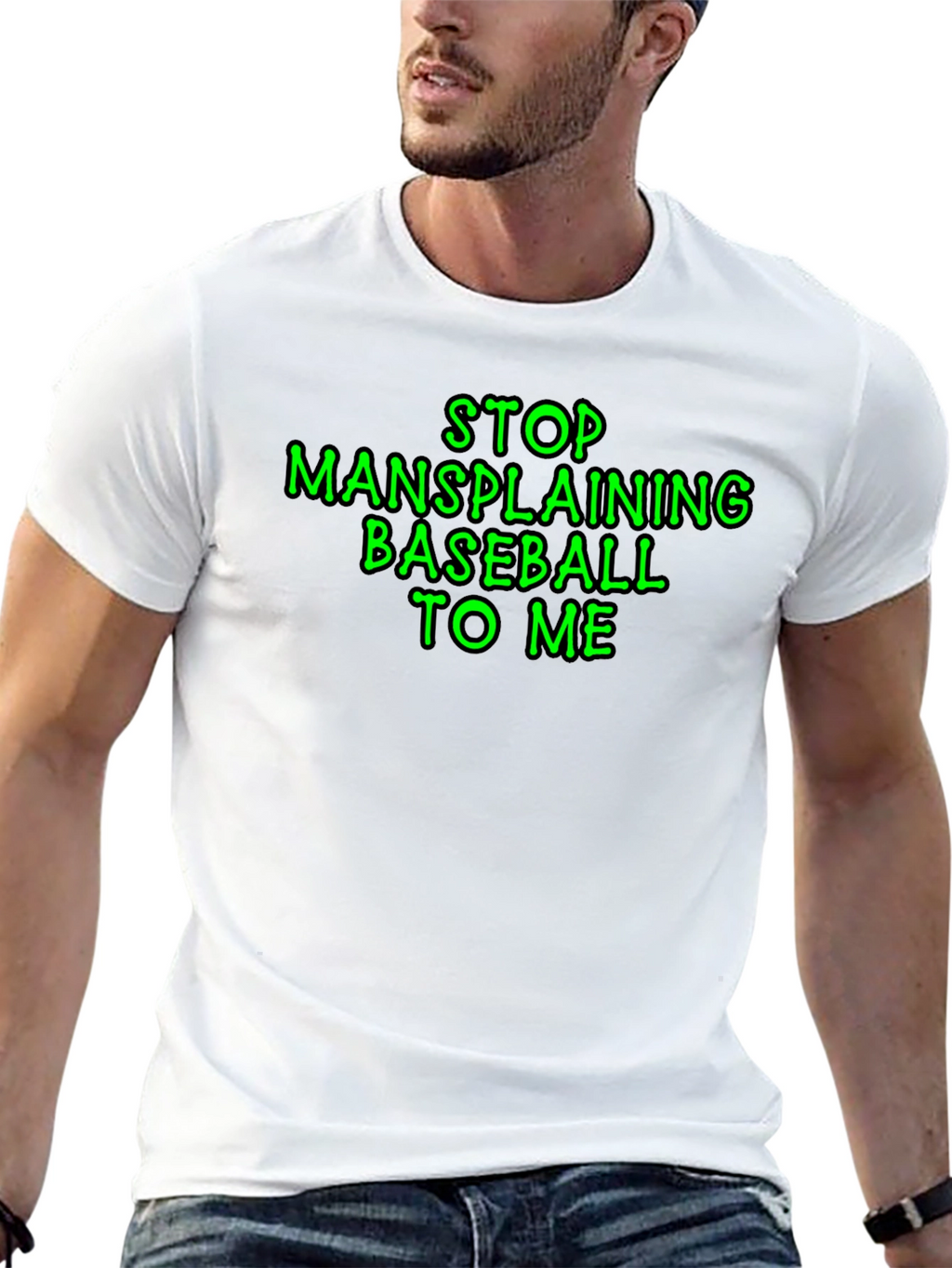 Stop Mansplaining Baseball T-Shirt