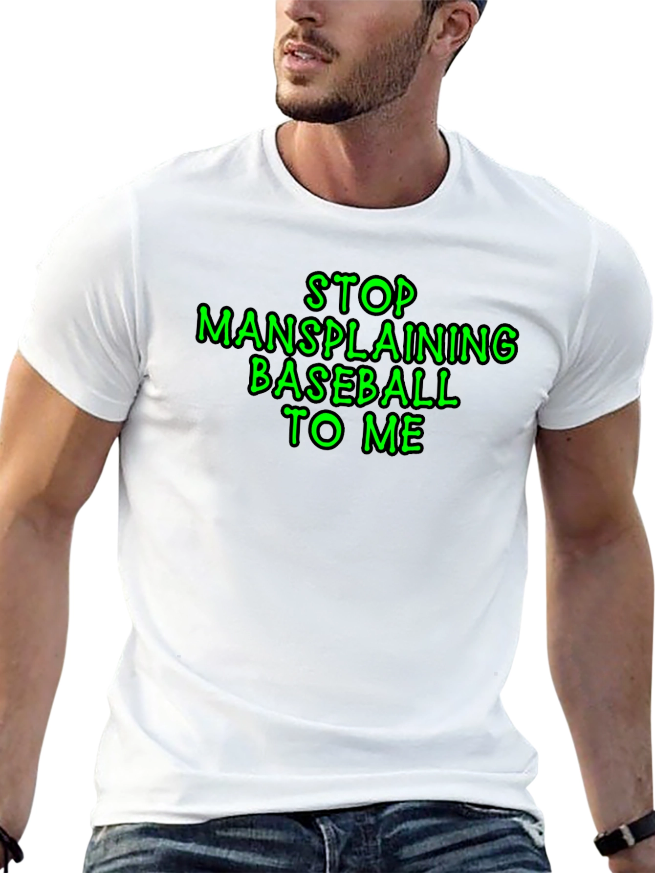 Stop Mansplaining Baseball T-Shirt