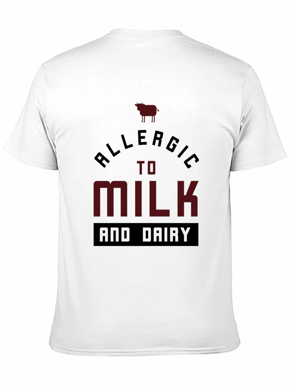 Allergic to Milk and Dairy Graphic Tee