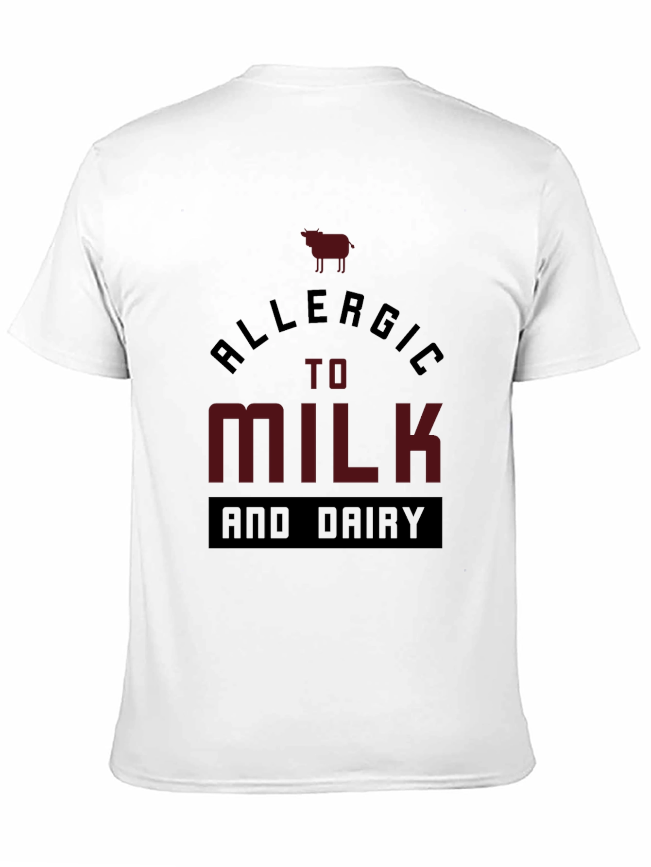 Allergic to Milk and Dairy Graphic Tee