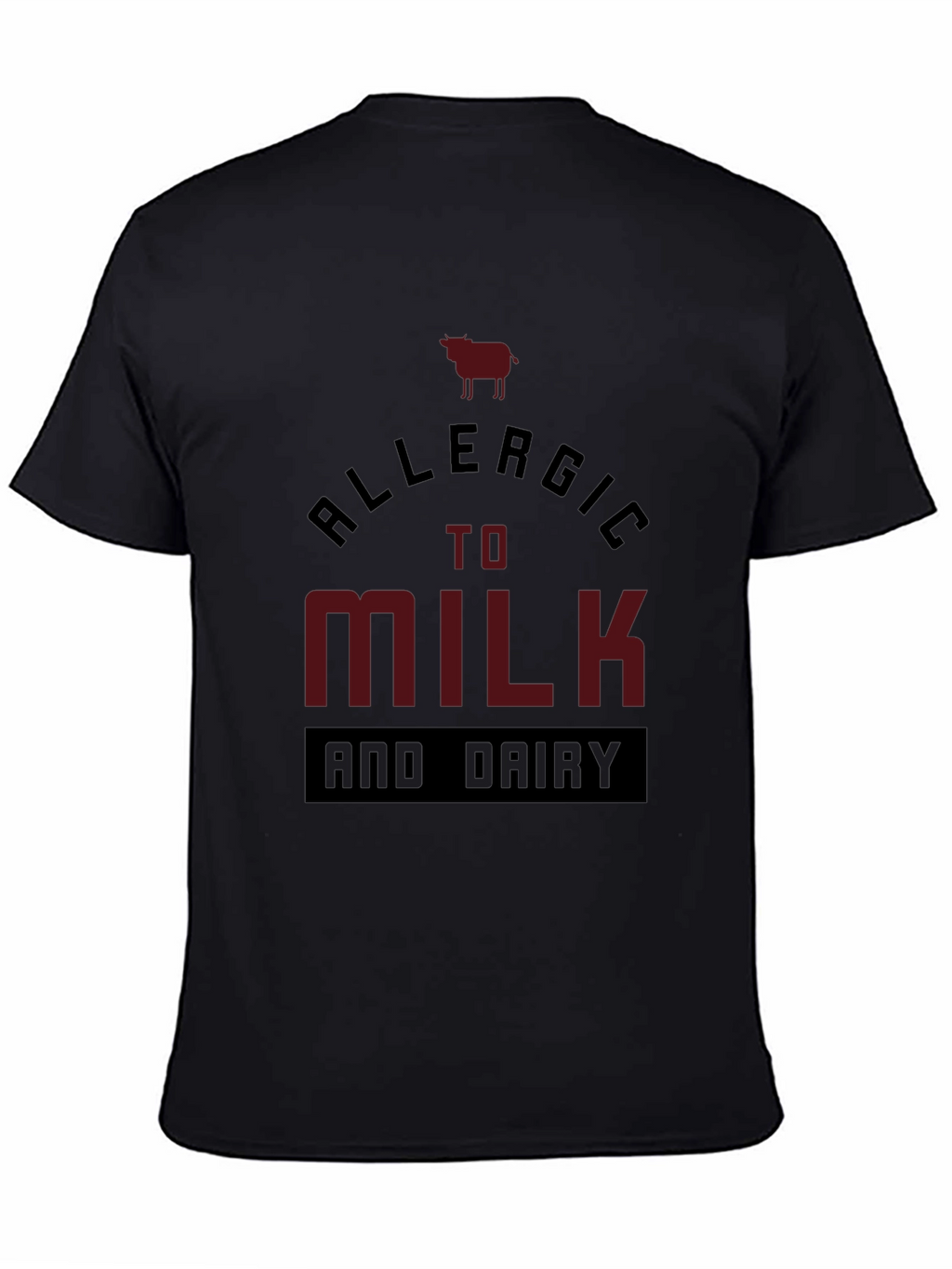 Allergic to Milk and Dairy Graphic Tee