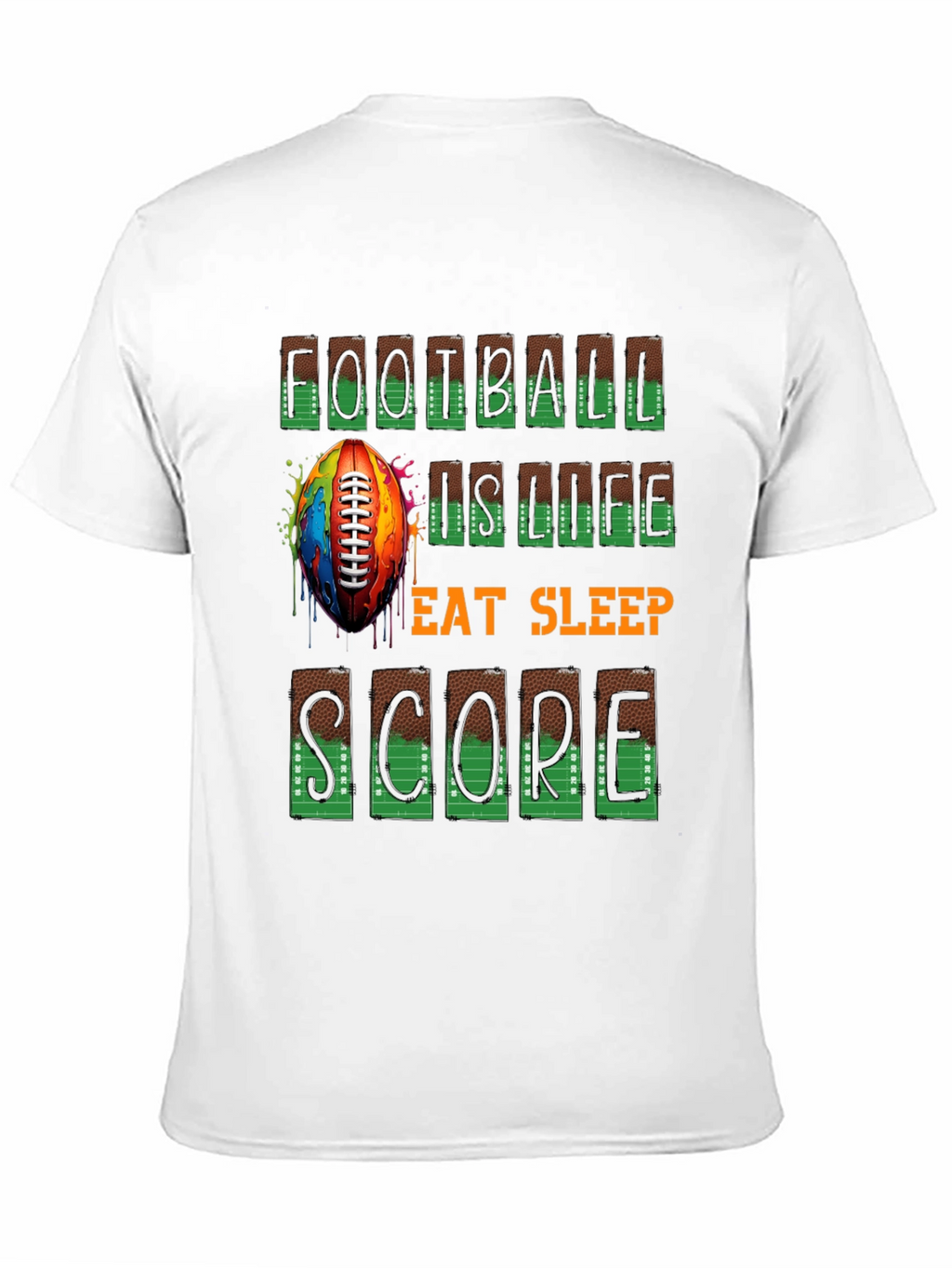 Football is Life Graphic Tee