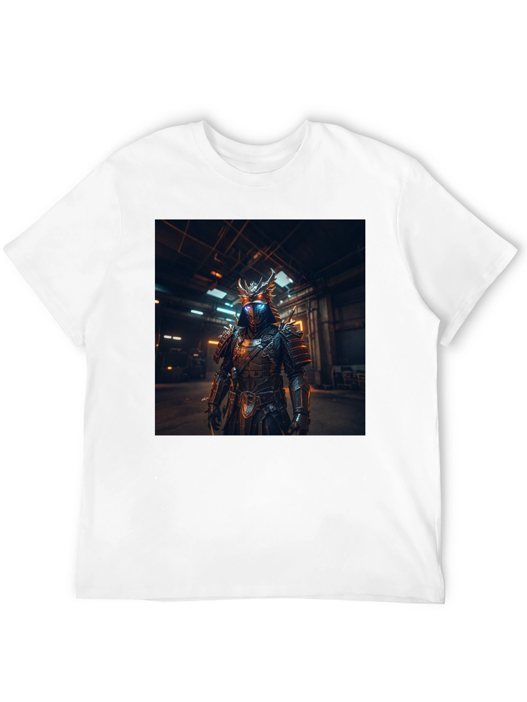Cyberpunk Samurai Black T-Shirt