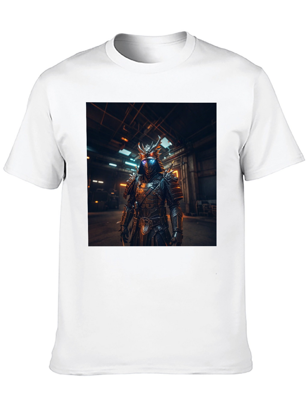 Cyberpunk Samurai Black T-Shirt