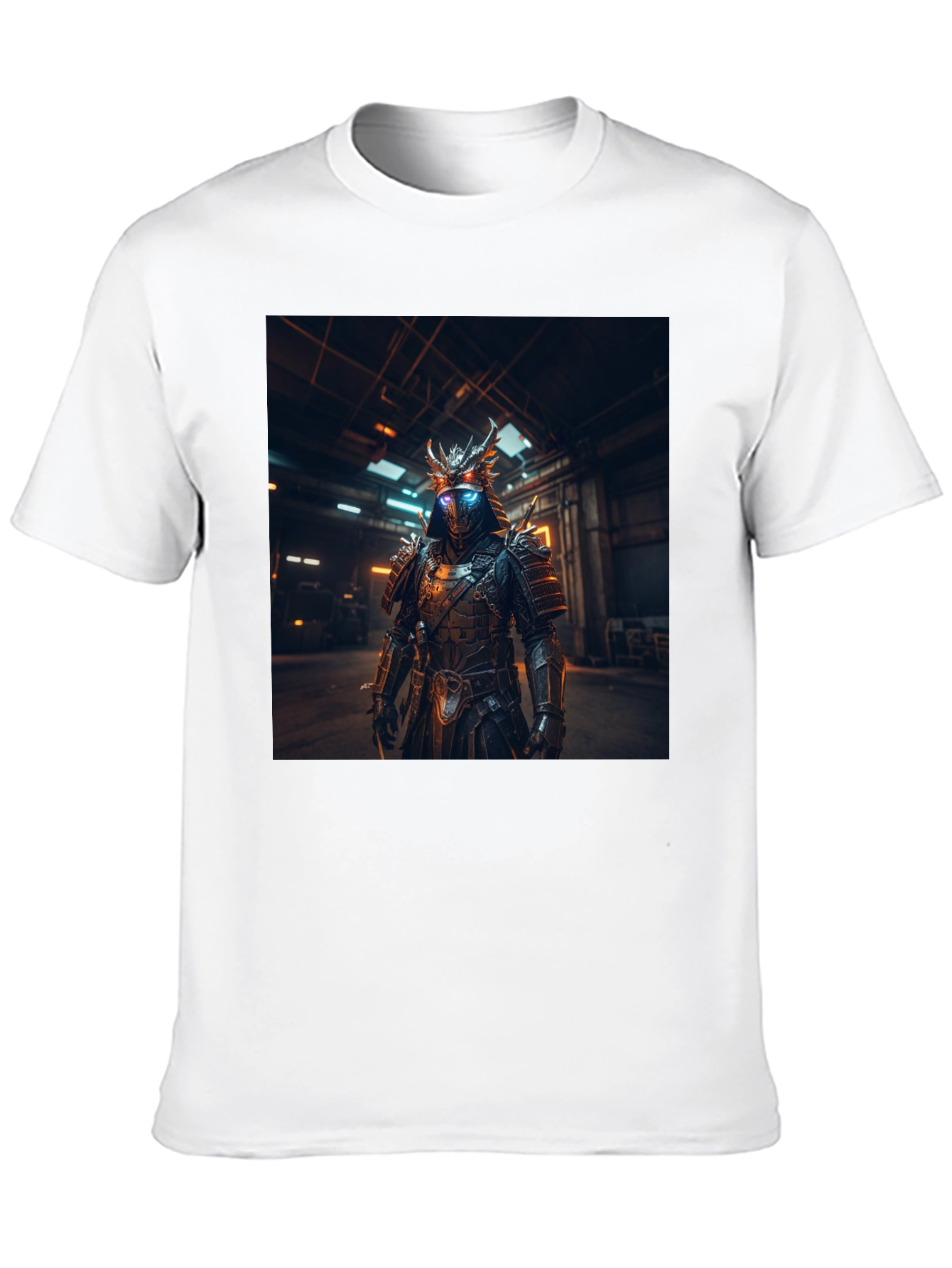 Cyberpunk Samurai Black T-Shirt