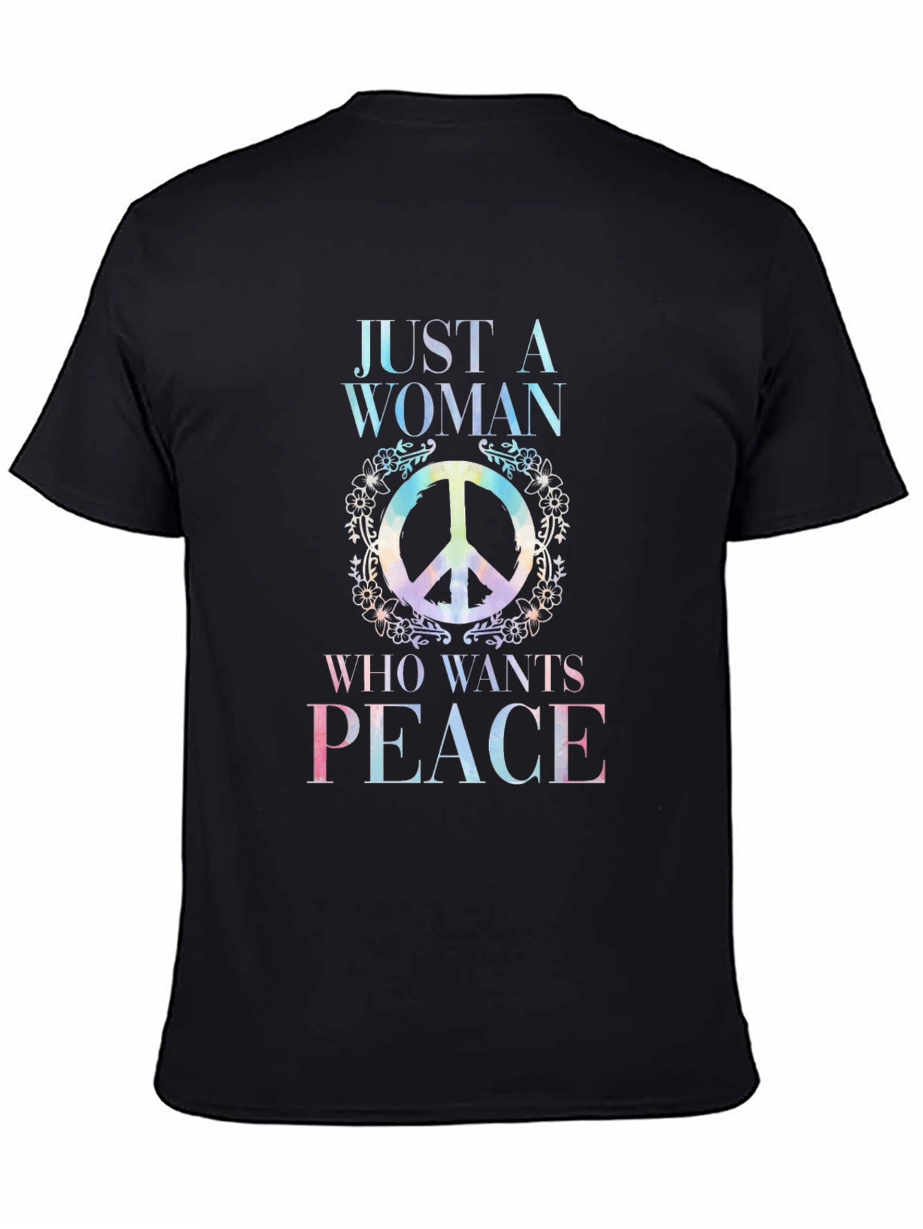 Peace Sign Womens T-Shirt - Hippie Style