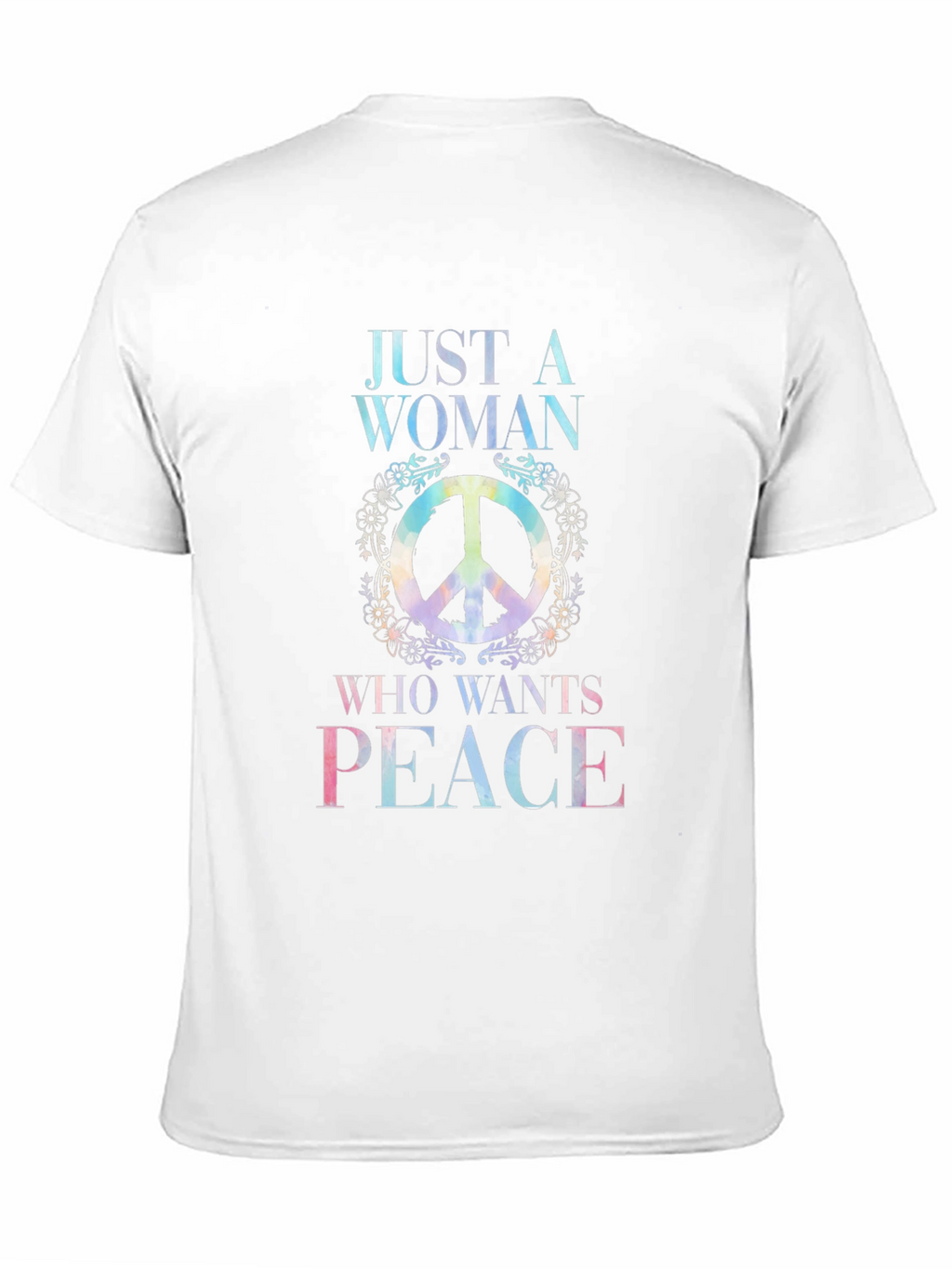 Peace Sign Womens T-Shirt - Hippie Style