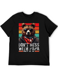 Papa Bear T-Shirt - Dont Mess With Papa