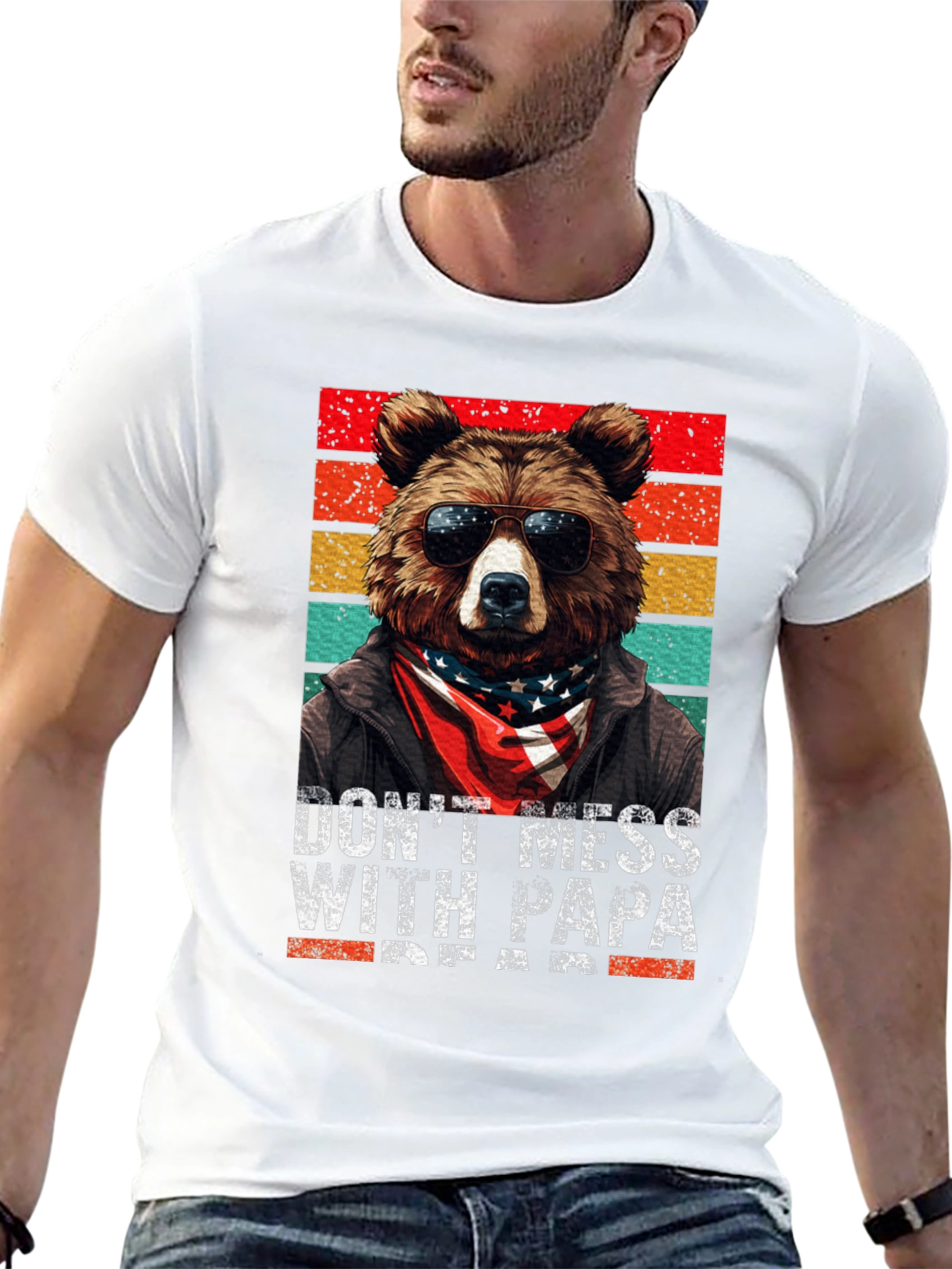 Papa Bear T-Shirt - Dont Mess With Papa
