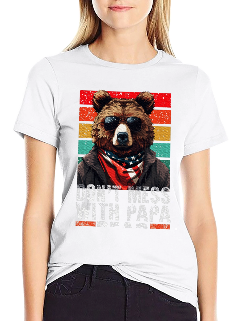 Papa Bear T-Shirt - Dont Mess With Papa