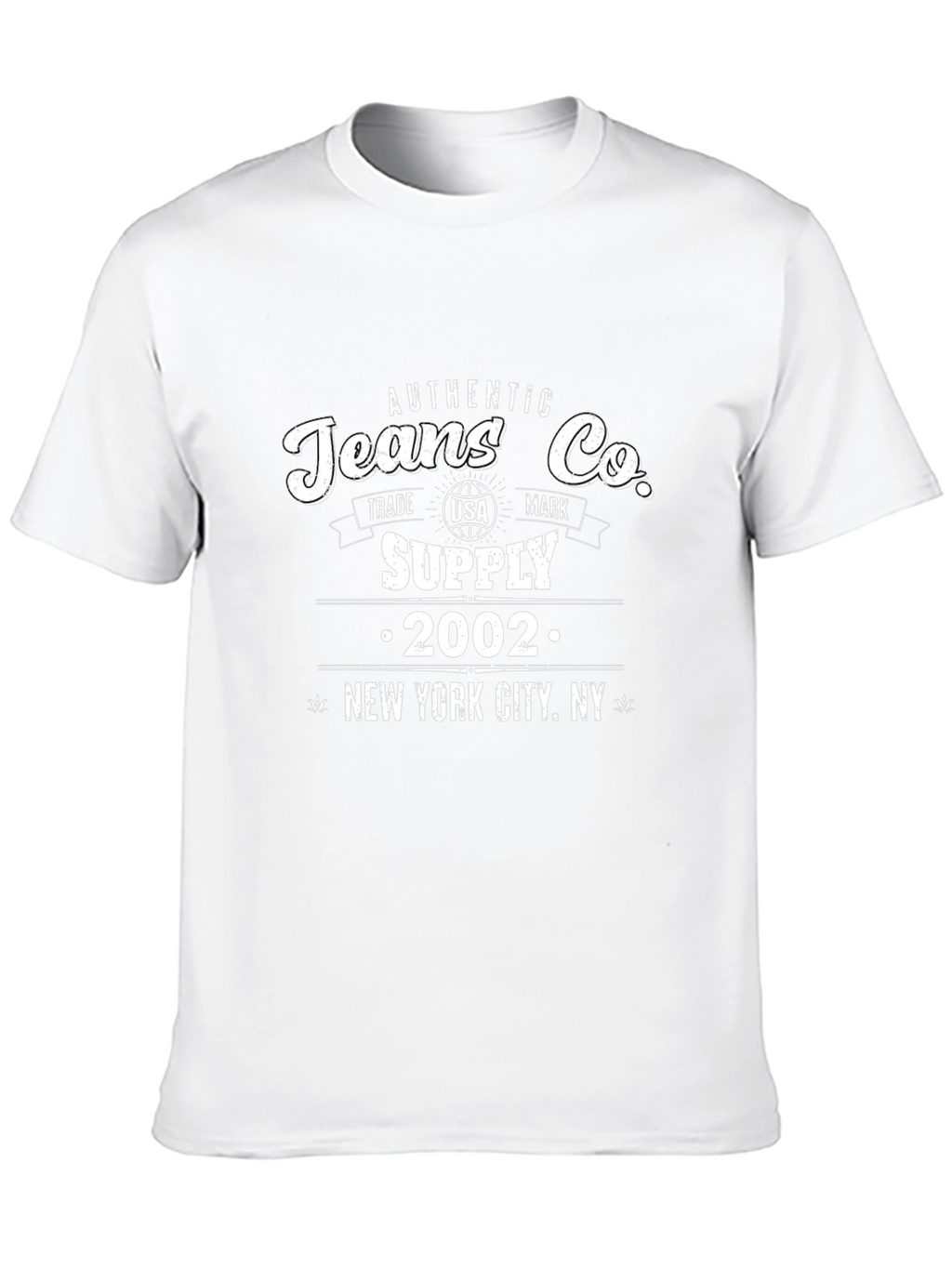 Authentic Jeans Co. Black Graphic Tee